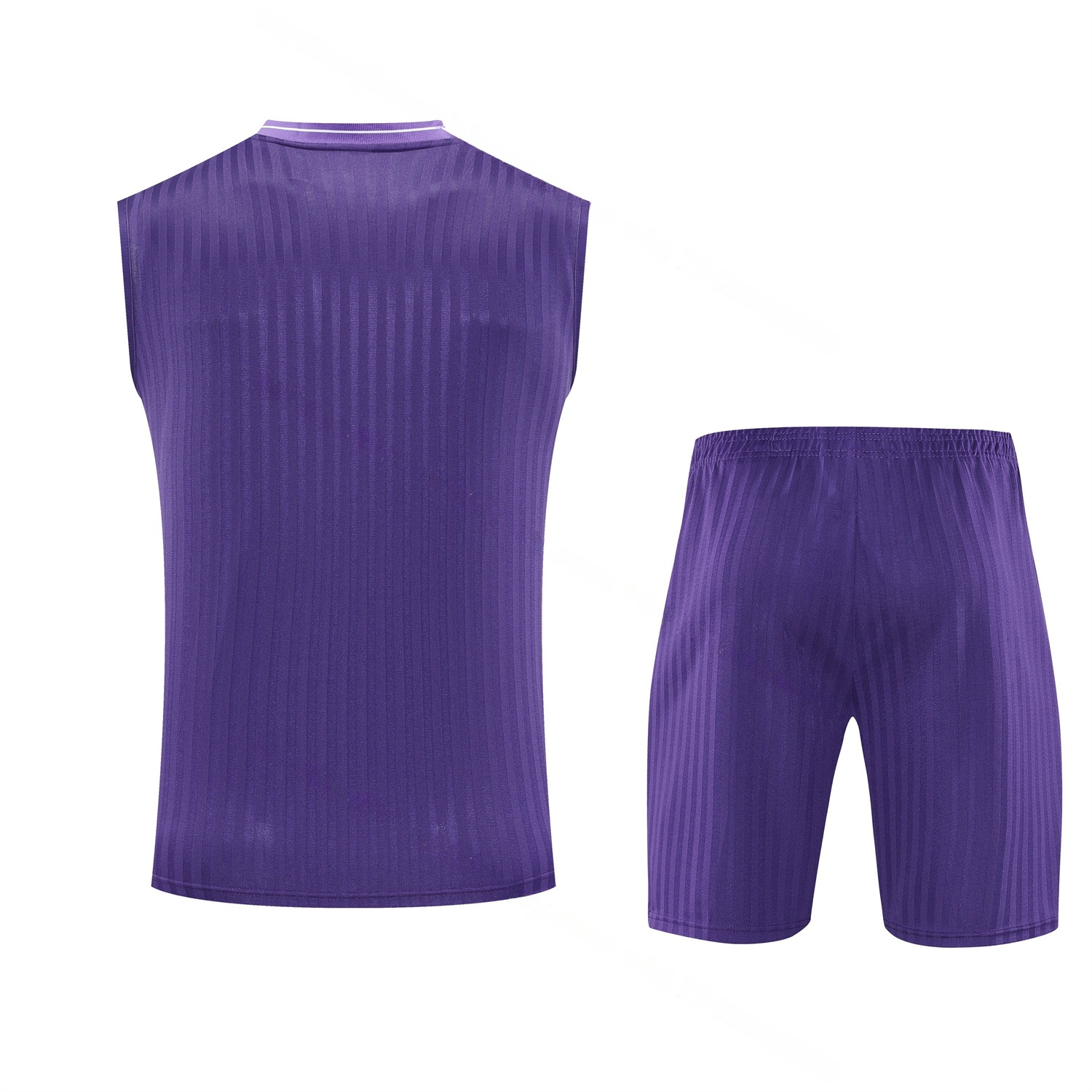 Real Madrid 25-26 Vest Training Set - Pure Purple Vest & Purple Shorts - Unitedfutballjersey