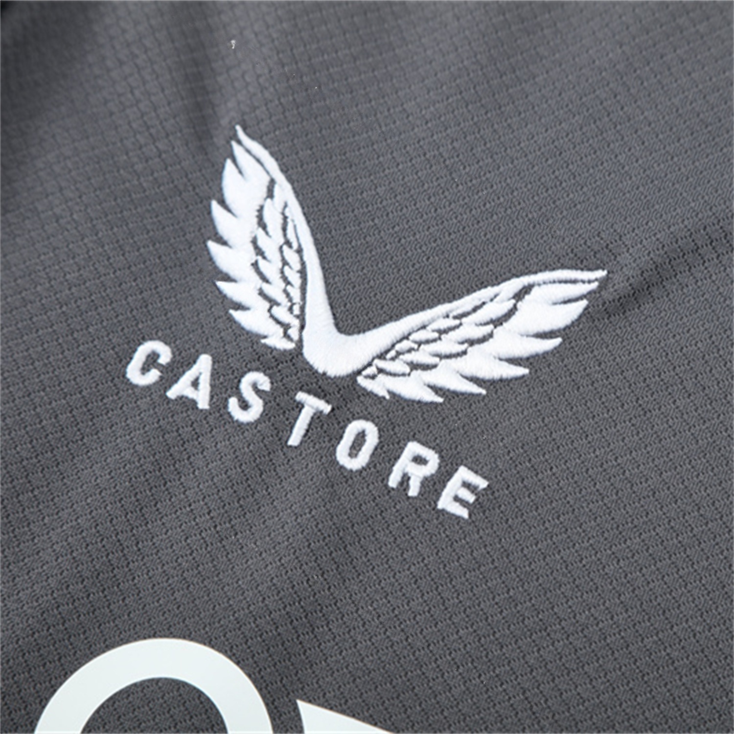 Feyenoord 25-26 Kids Short-Sleeve Training Set - Dark Gray Top & Dark Gray Shorts - Unitedfutballjersey