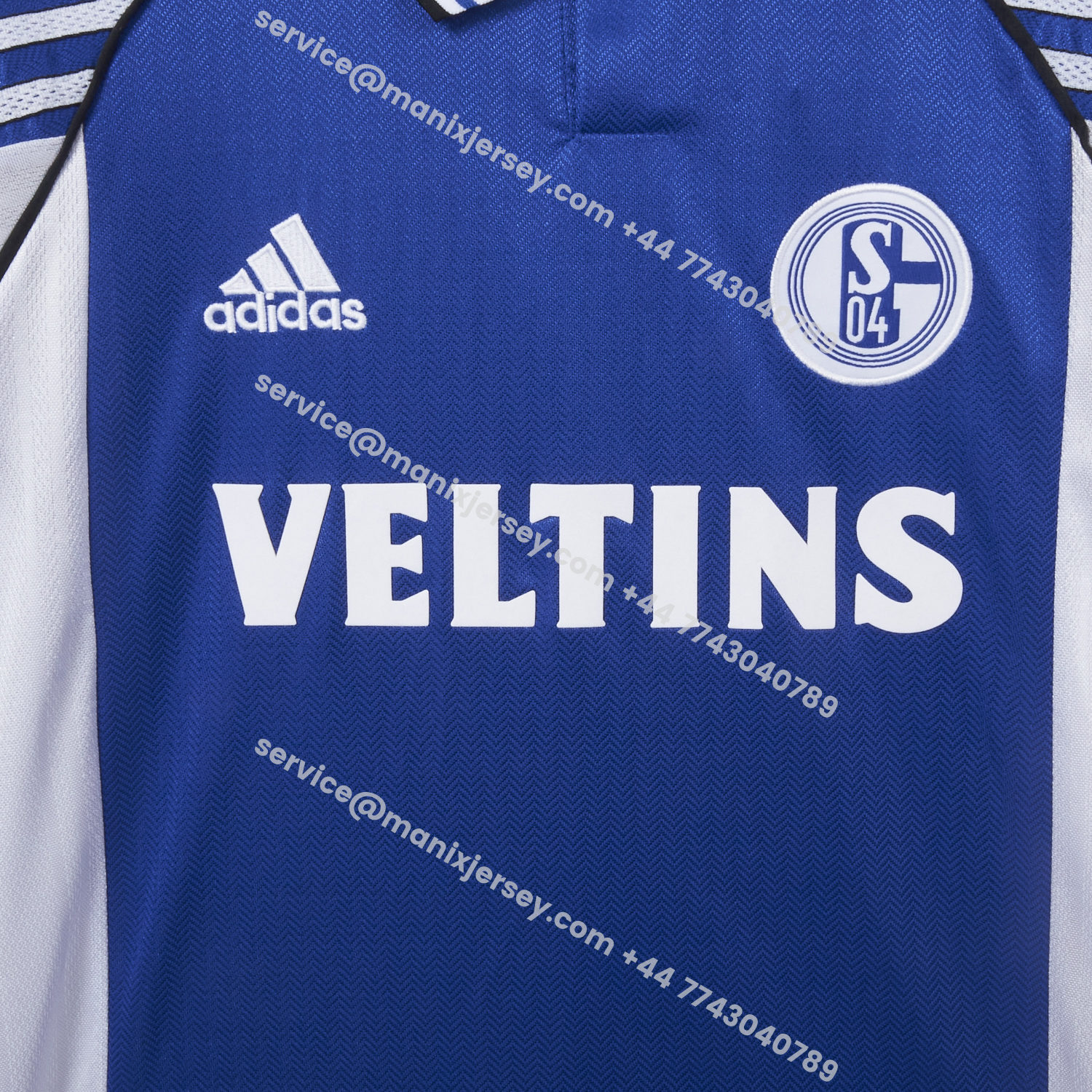 Retro Schalke 04 1998-00 Home Jersey - Unitedfutballjersey