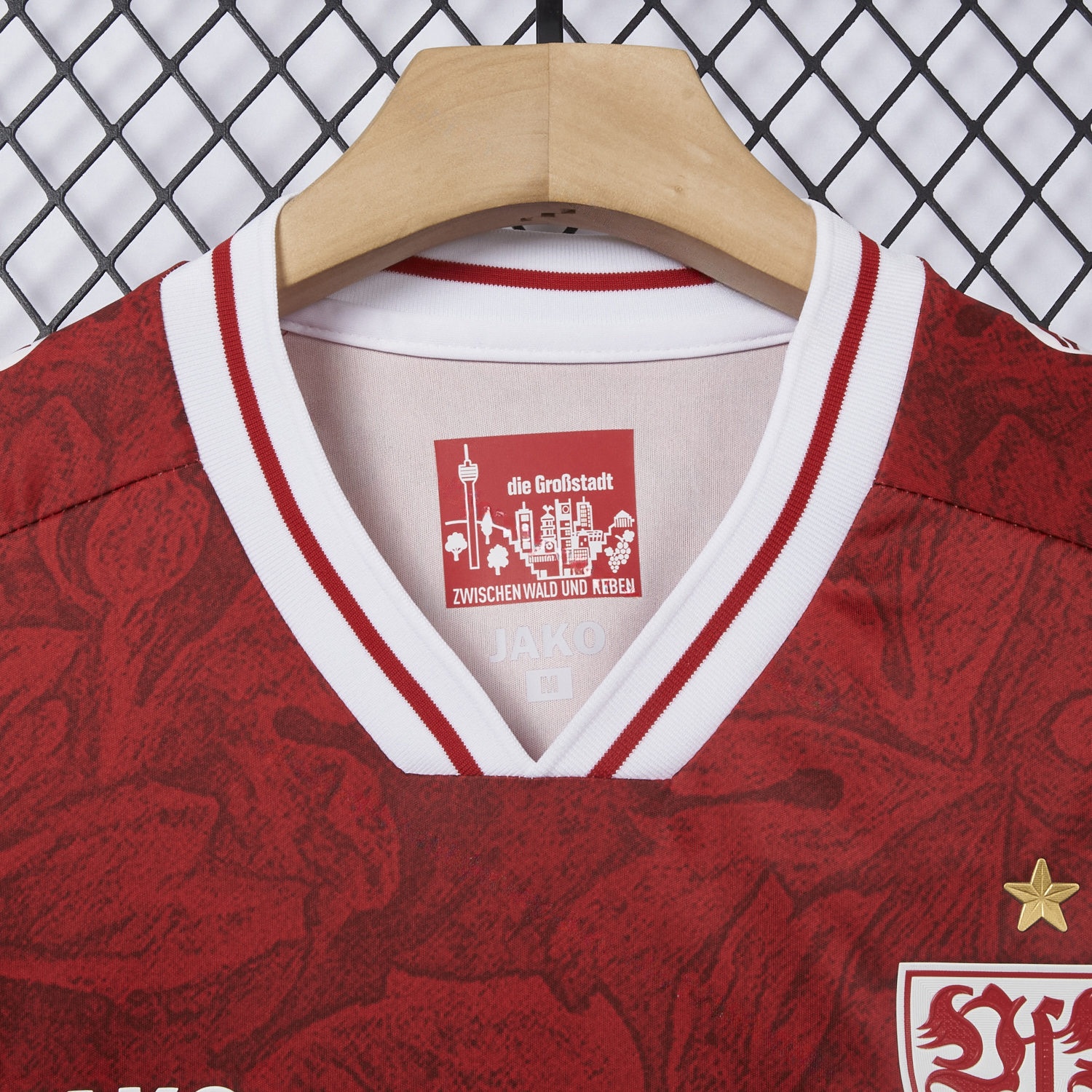 VfB Stuttgart 25-26 Away Red Jersey - Fans Version - Unitedfutballjersey