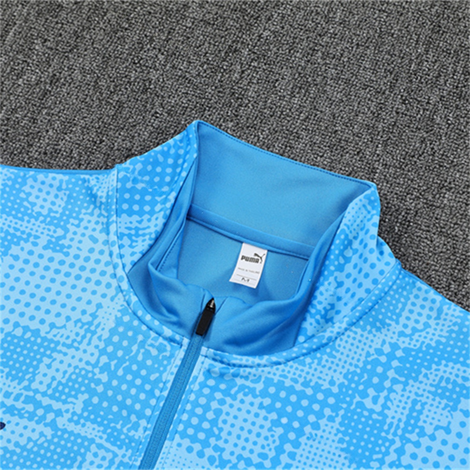 Manchester City 25-26 Kids Long Sleeve Training Set -Light Blue Top & Deep Blue Pants - Unitedfutballjersey