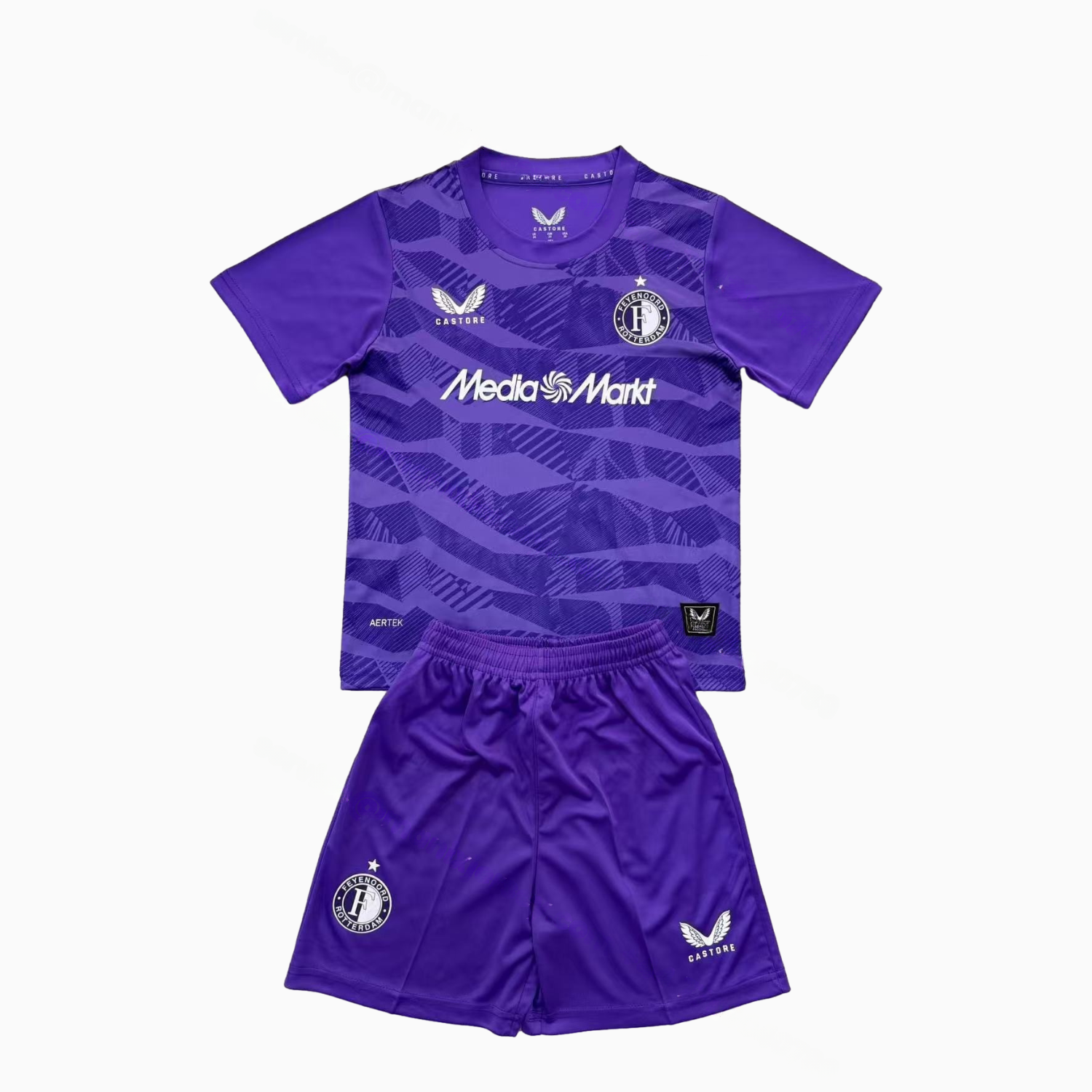 Feyenoord 25-26 Purple Goalkeeper Men's Adult Jersey Set - Fans Version - Unitedfutballjersey