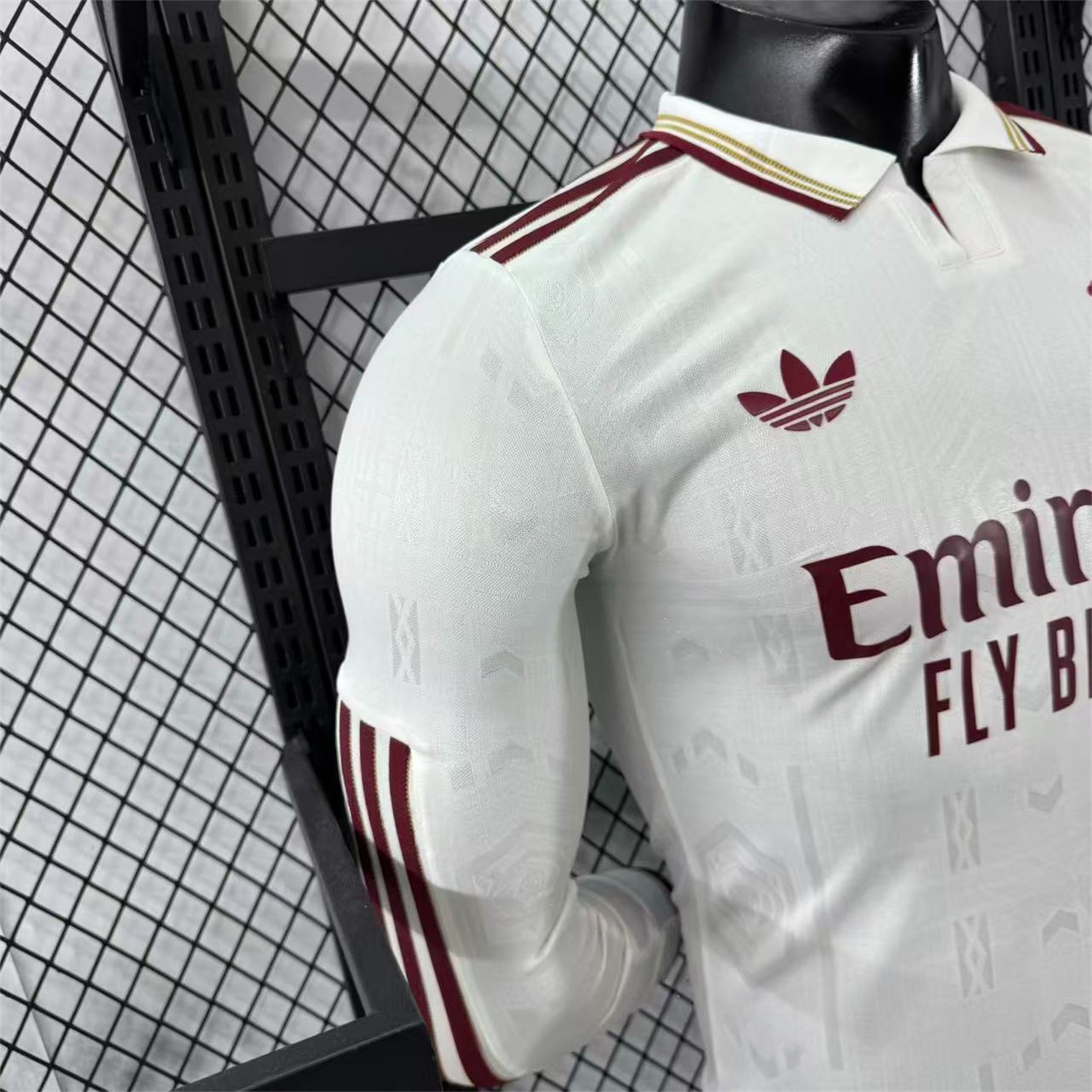 Arsenal 25-26 Third White Long Sleeves Jersey - Player Version - Unitedfutballjersey