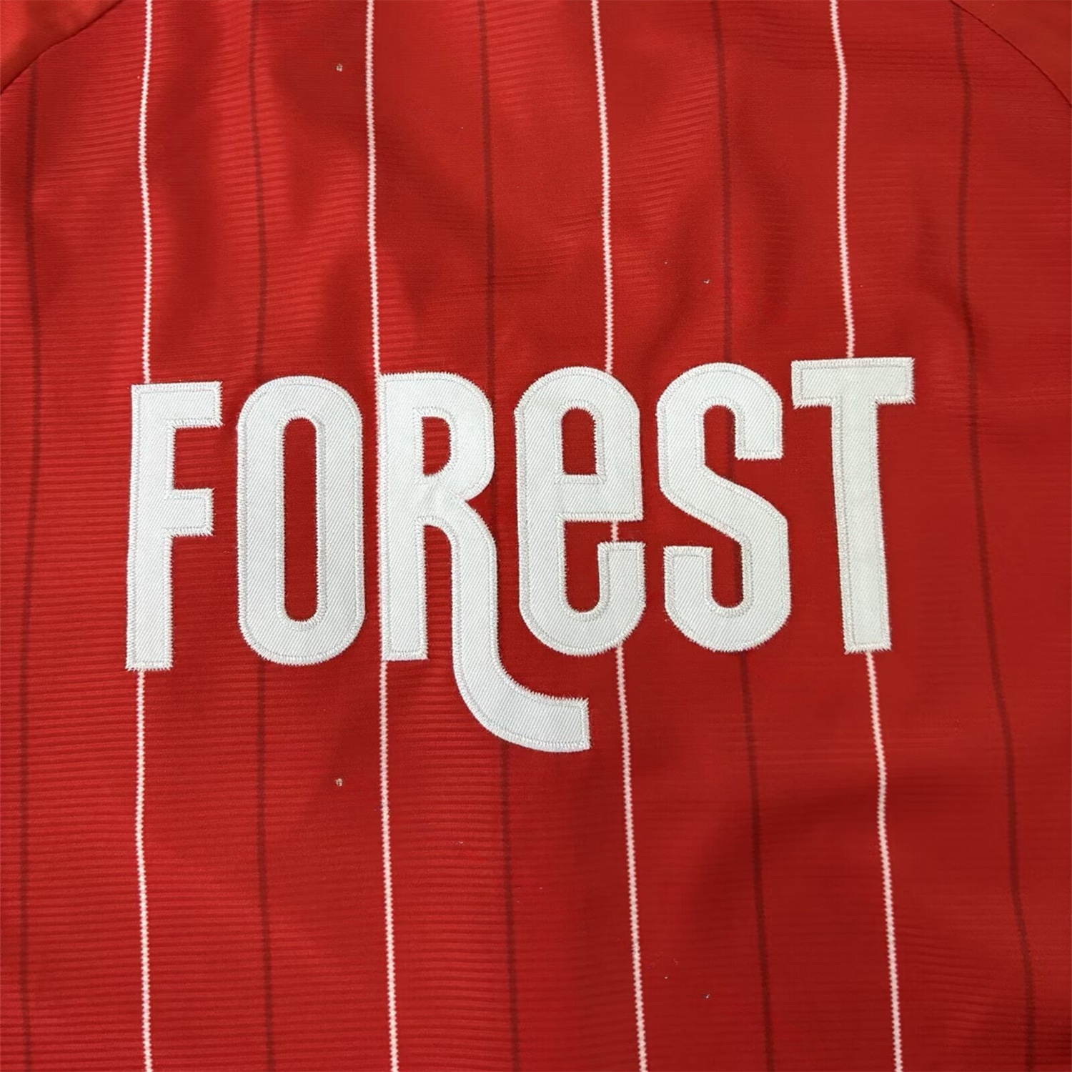 Nottingham Forest 25-26 Red Baseball Jersey - Unitedfutballjersey