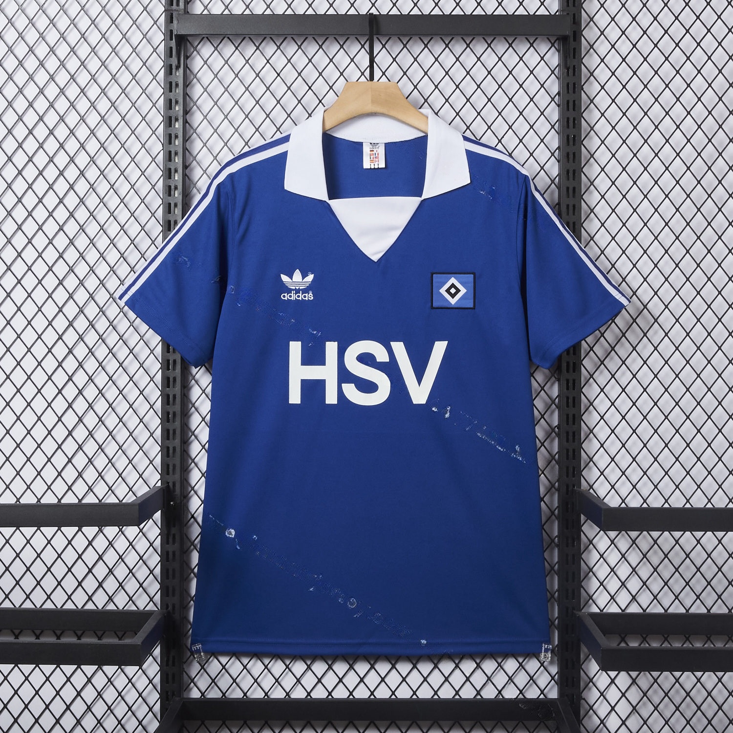 Retro Hamburger SV 1979 Away Blue Jersey - Unitedfutballjersey