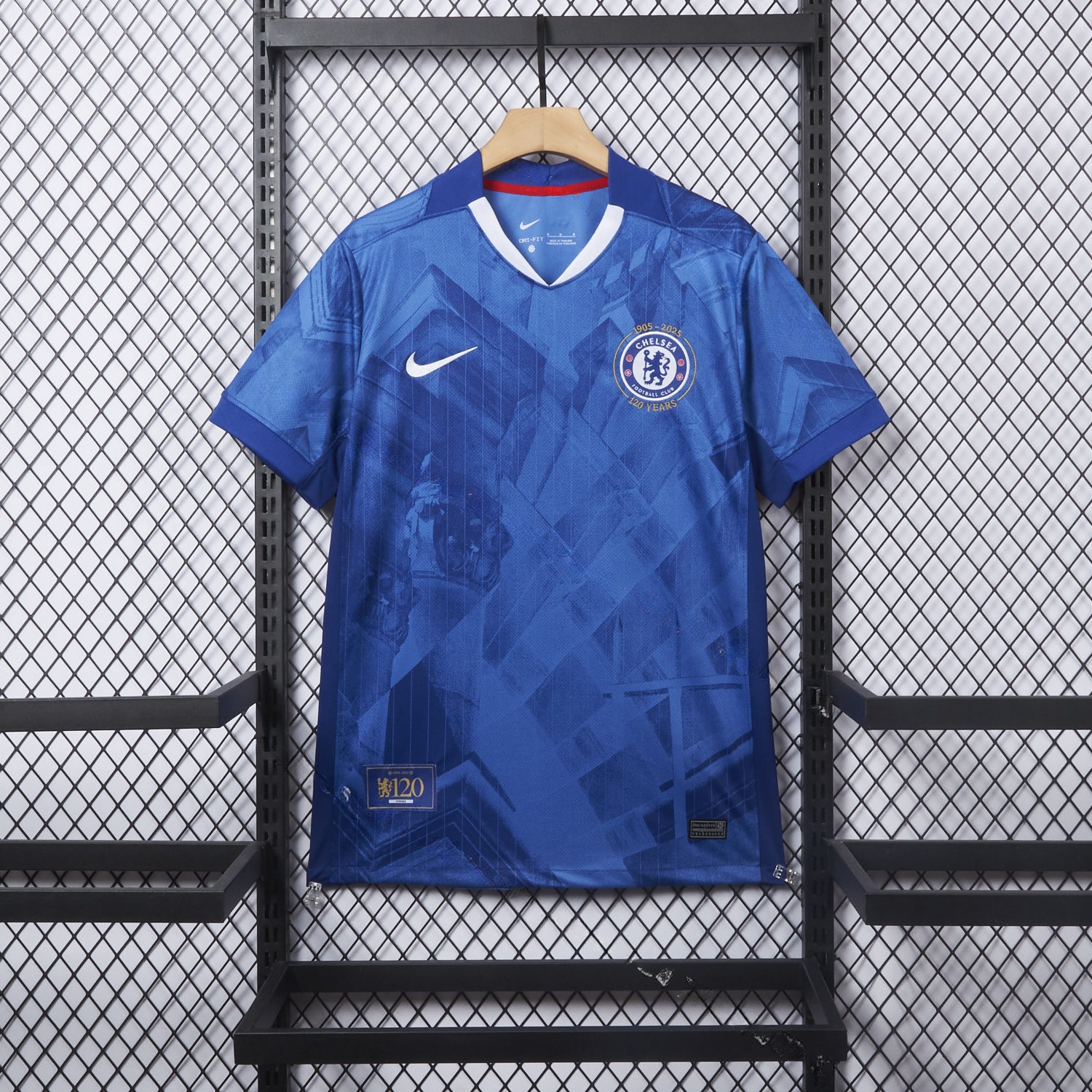 C.H.E.L.S.E.A 25-26 120th Anniversary Home Unsponsored Jersey - Fans Version - Unitedfutballjersey