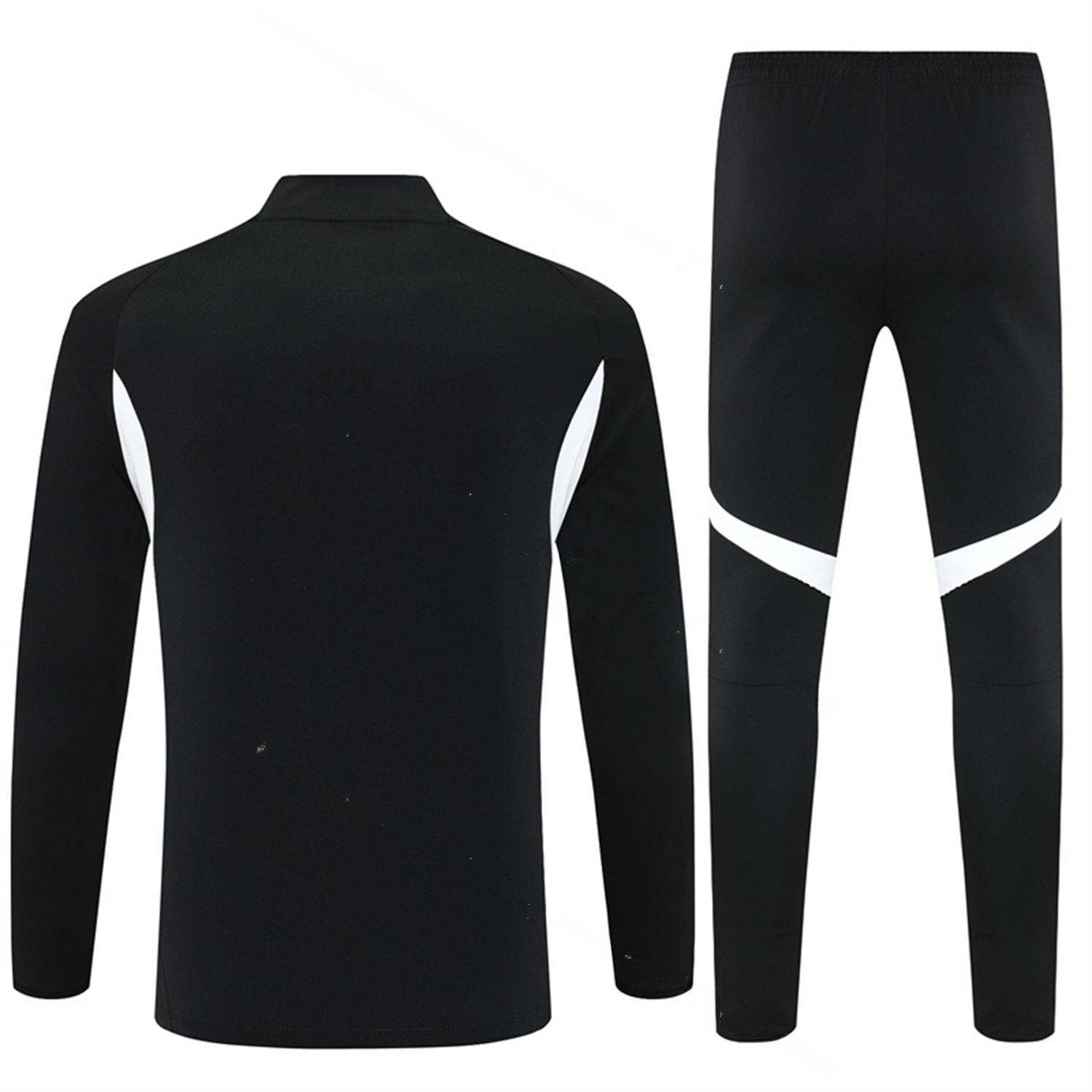 Liver.pool 25-26 Kids Long Sleeve Training Set - Black Top & Black Pants - Unitedfutballjersey