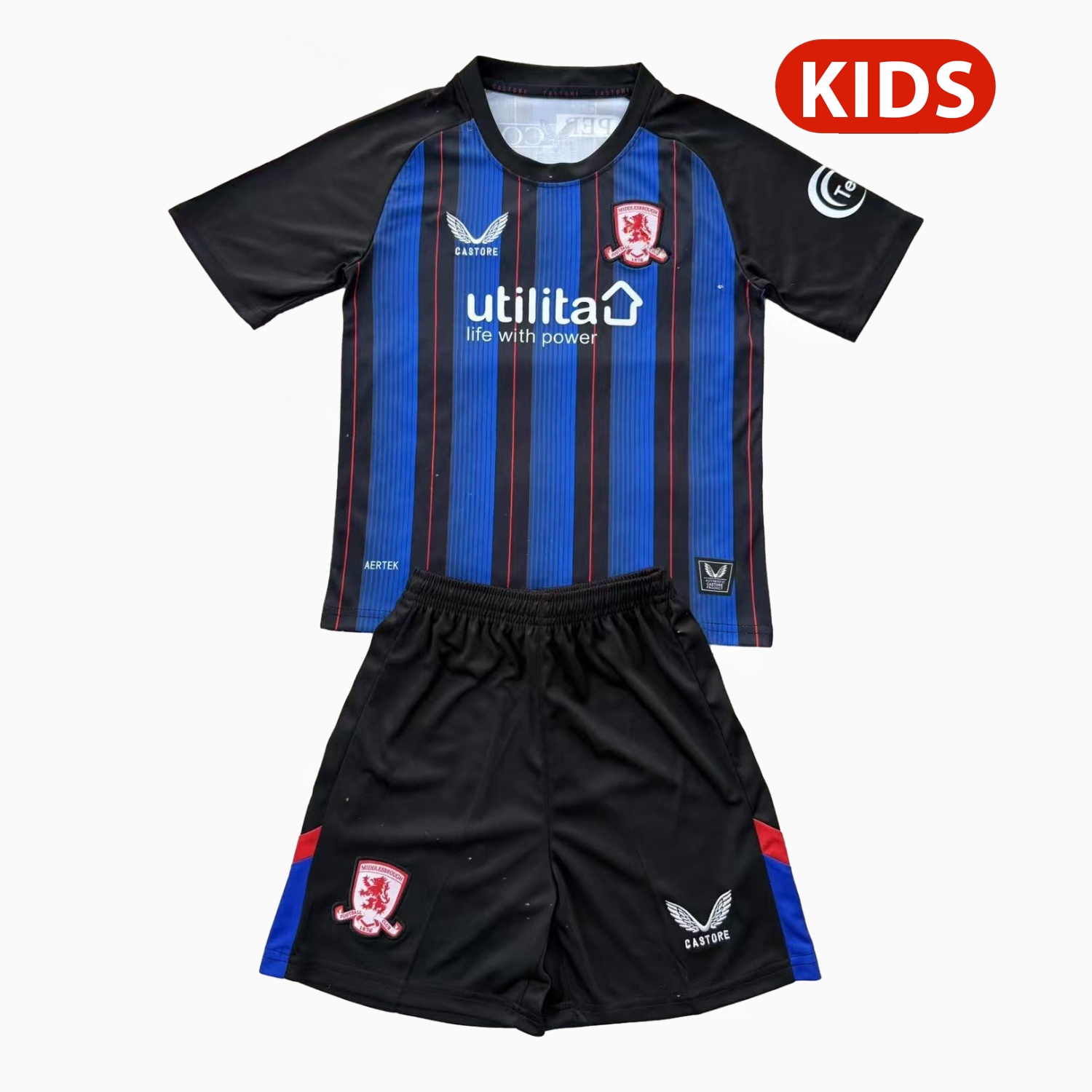 Middlesbrough 25-26 Away Kids Kit - Unitedfutballjersey