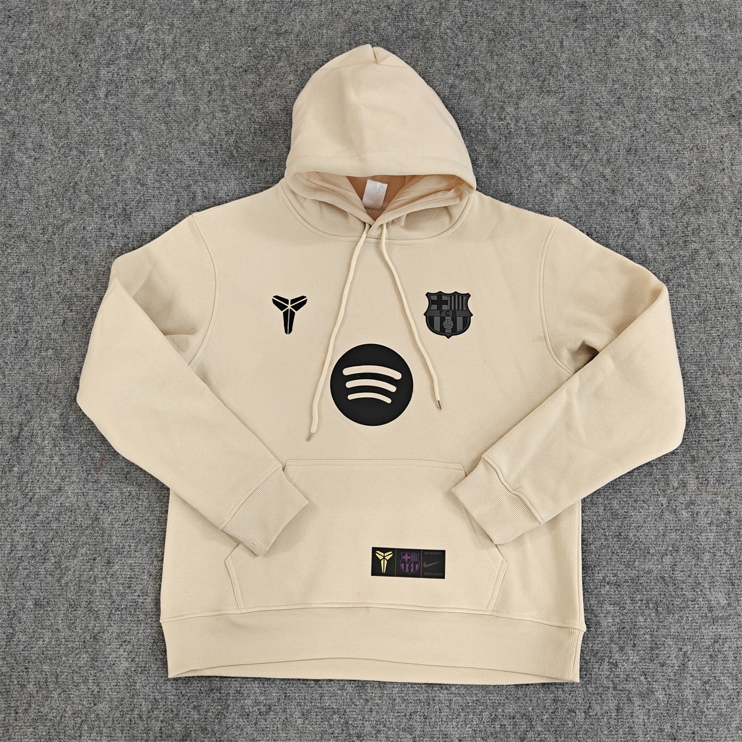 Barcelona 25-26 KB Logo Unisex Pullover Hoodie - Unitedfutballjersey