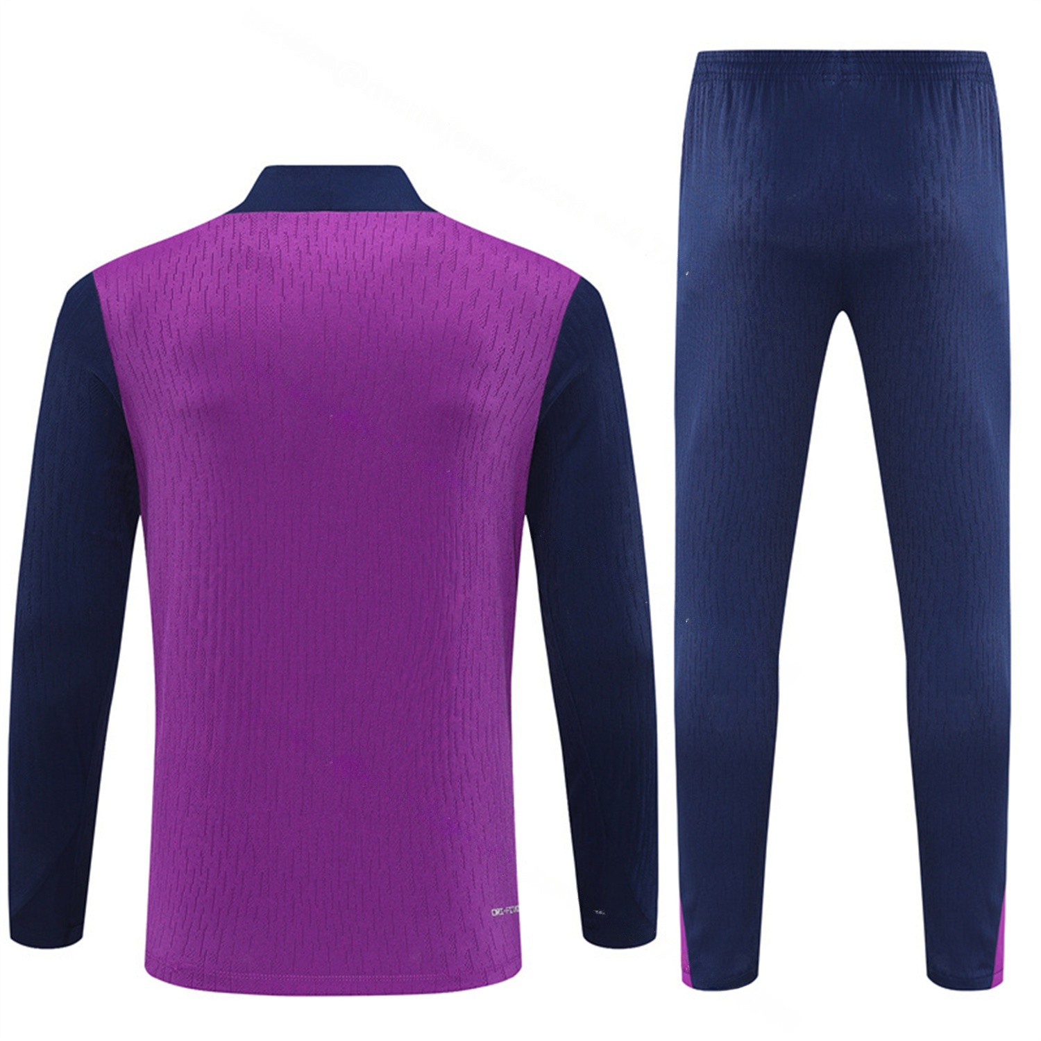 Barcelona 25-26 Long Sleeve Training Set - Purple Top & Deep Blue Pants - Unitedfutballjersey