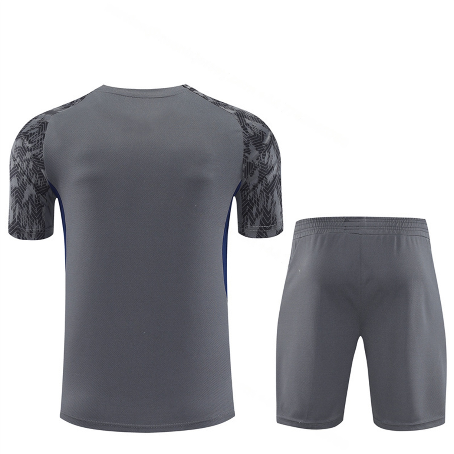 Feyenoord 25-26 Short-Sleeve Training Set - Dark Gray Top & Dark Gray Shorts - Unitedfutballjersey