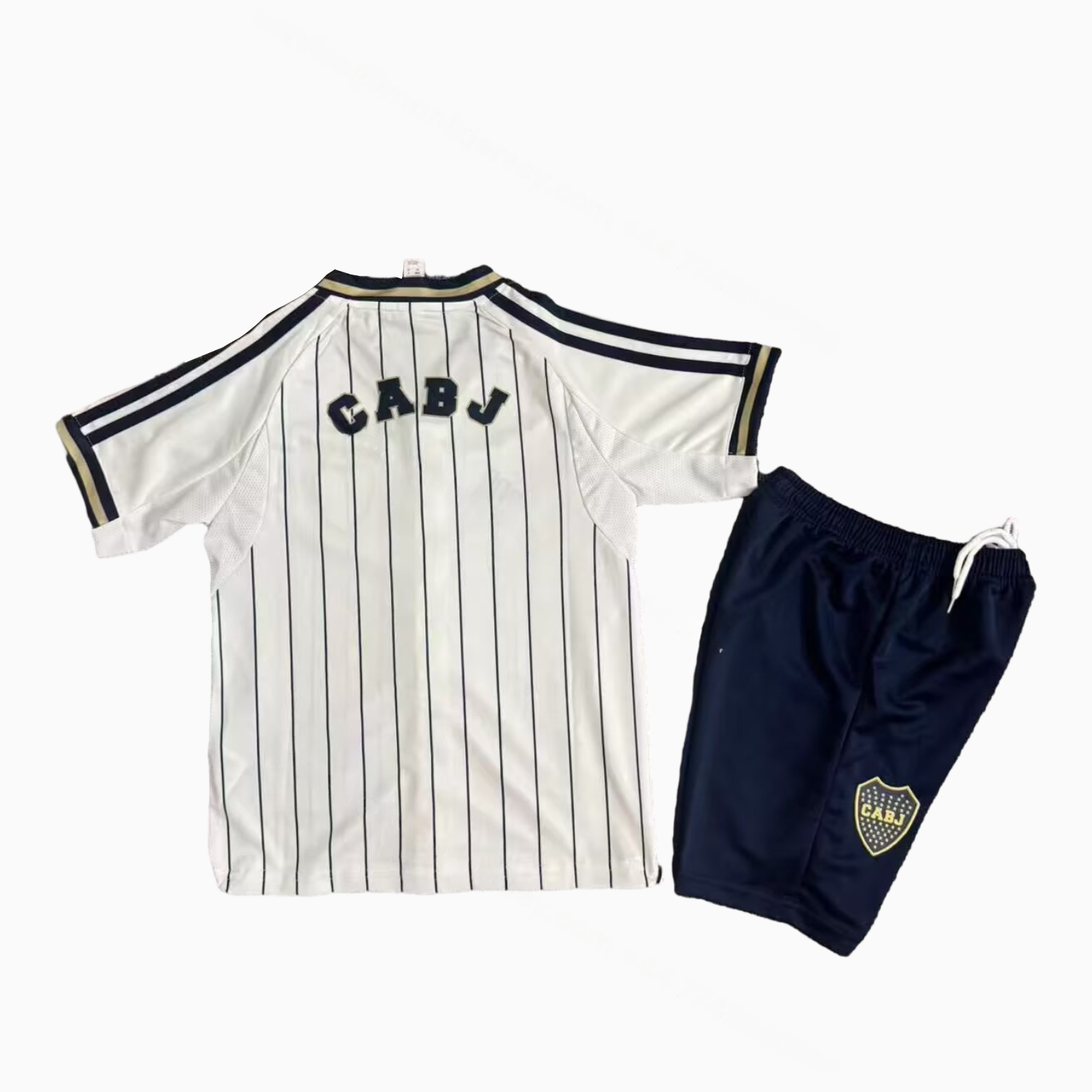 Boca Juniors 25-26 White Baseball Kids Kit - Unitedfutballjersey