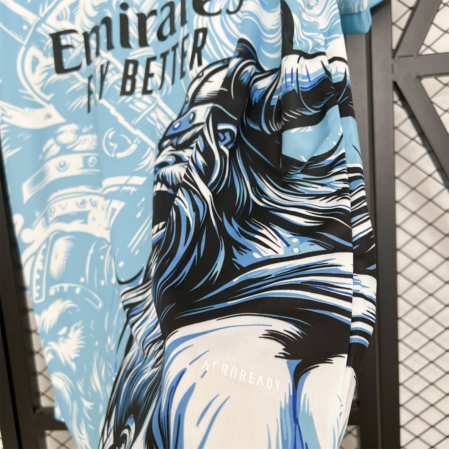 Real Madrid 25-26 Blue Viking Warrior Special Jersey - Fans Version - Unitedfutballjersey