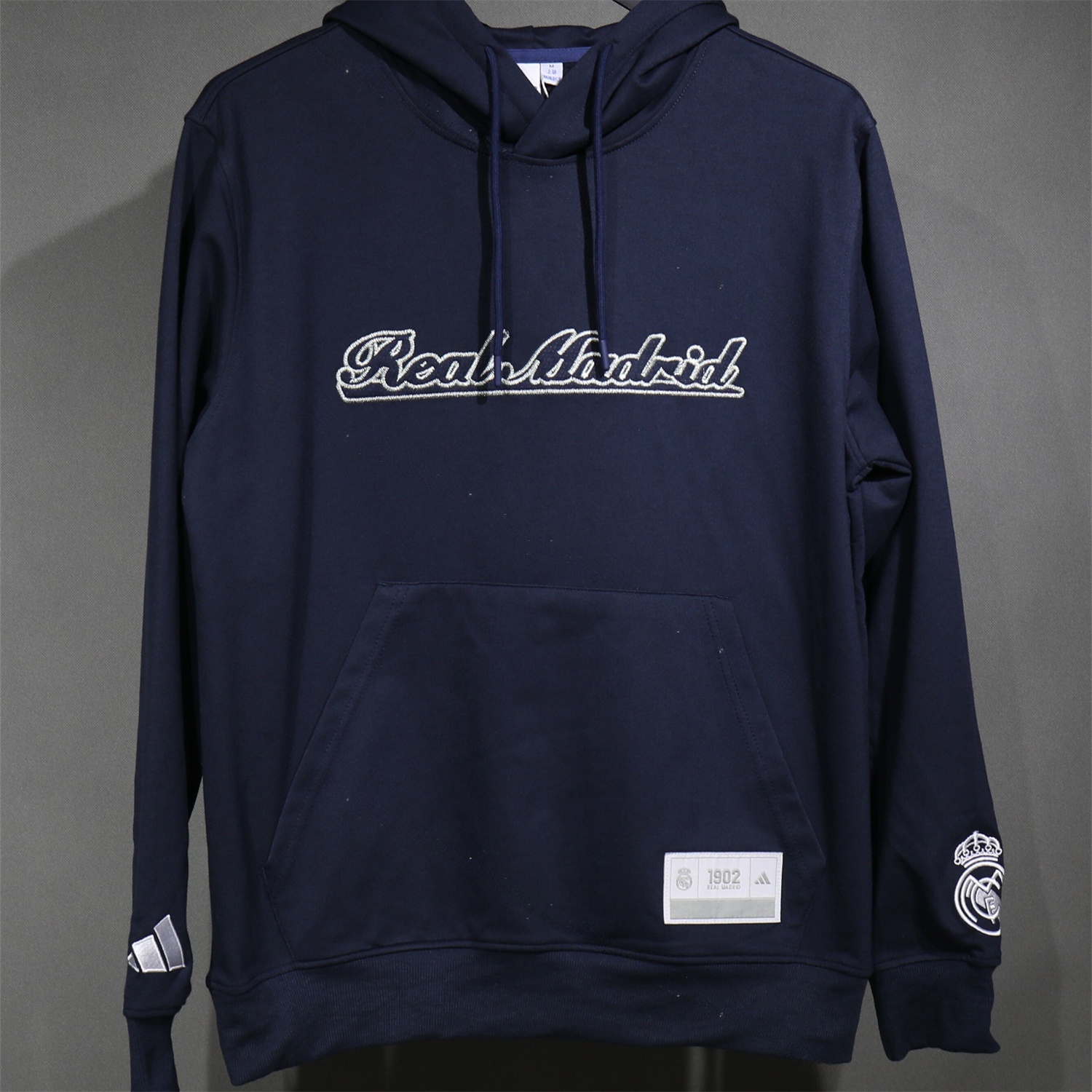Real Madrid 25-26 Pure Color Training Hoodie Set - Deep Blue Hoodie and Deep Blue Pants - Unitedfutballjersey