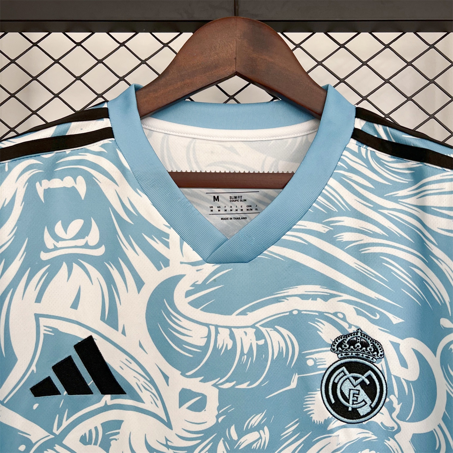 Real Madrid 25-26 Blue Viking Warrior Special Jersey - Fans Version - Unitedfutballjersey
