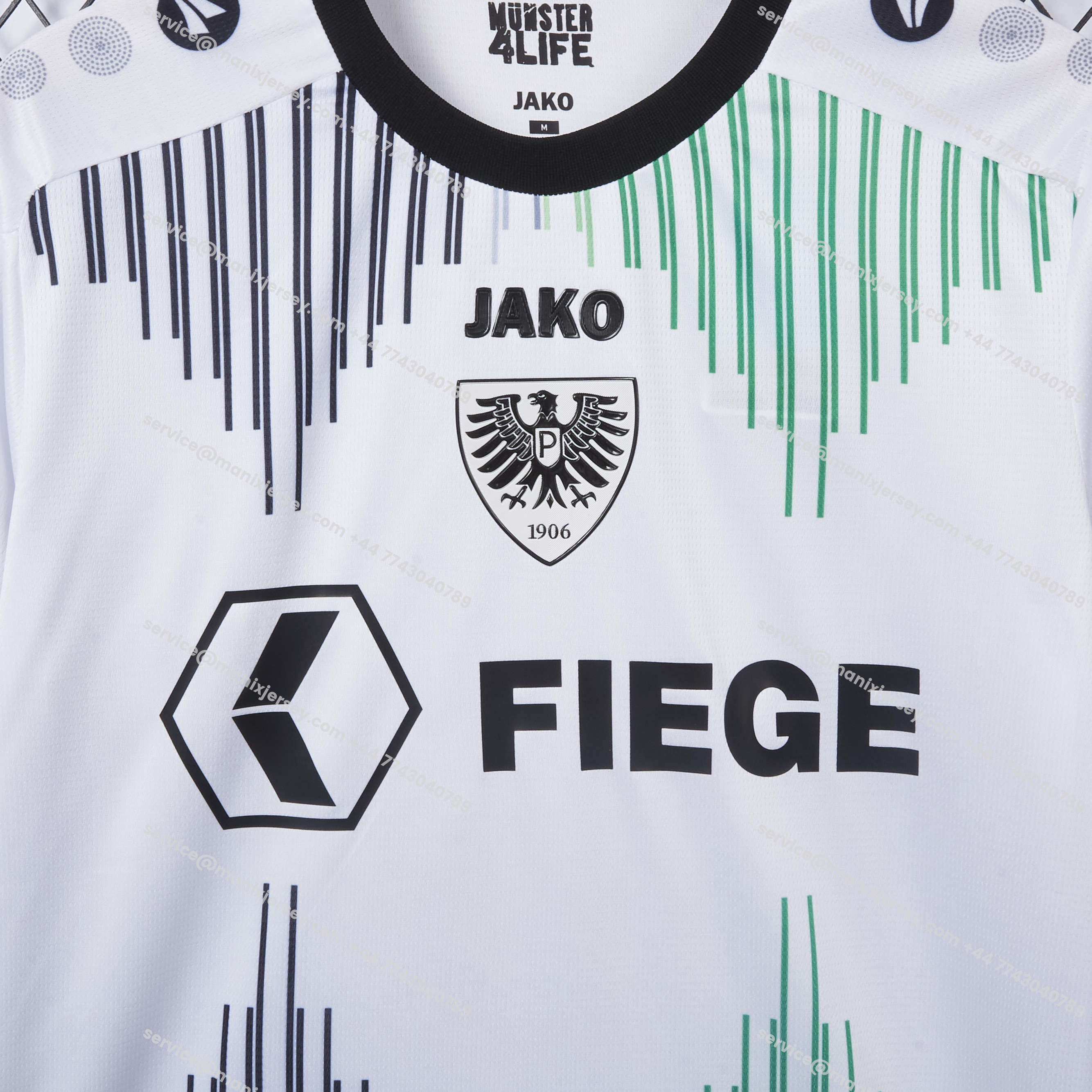 Preussen Munster 25-26 Away Jersey - Fans Version - Unitedfutballjersey