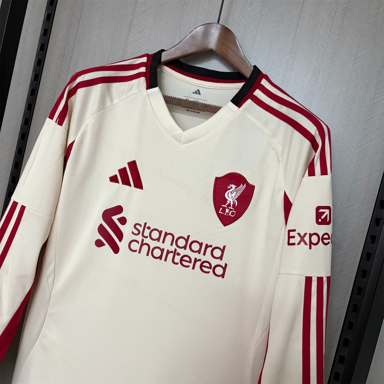 Liver.pool 25-26 Away Long Sleeves Jersey - Fans Version - Unitedfutballjersey