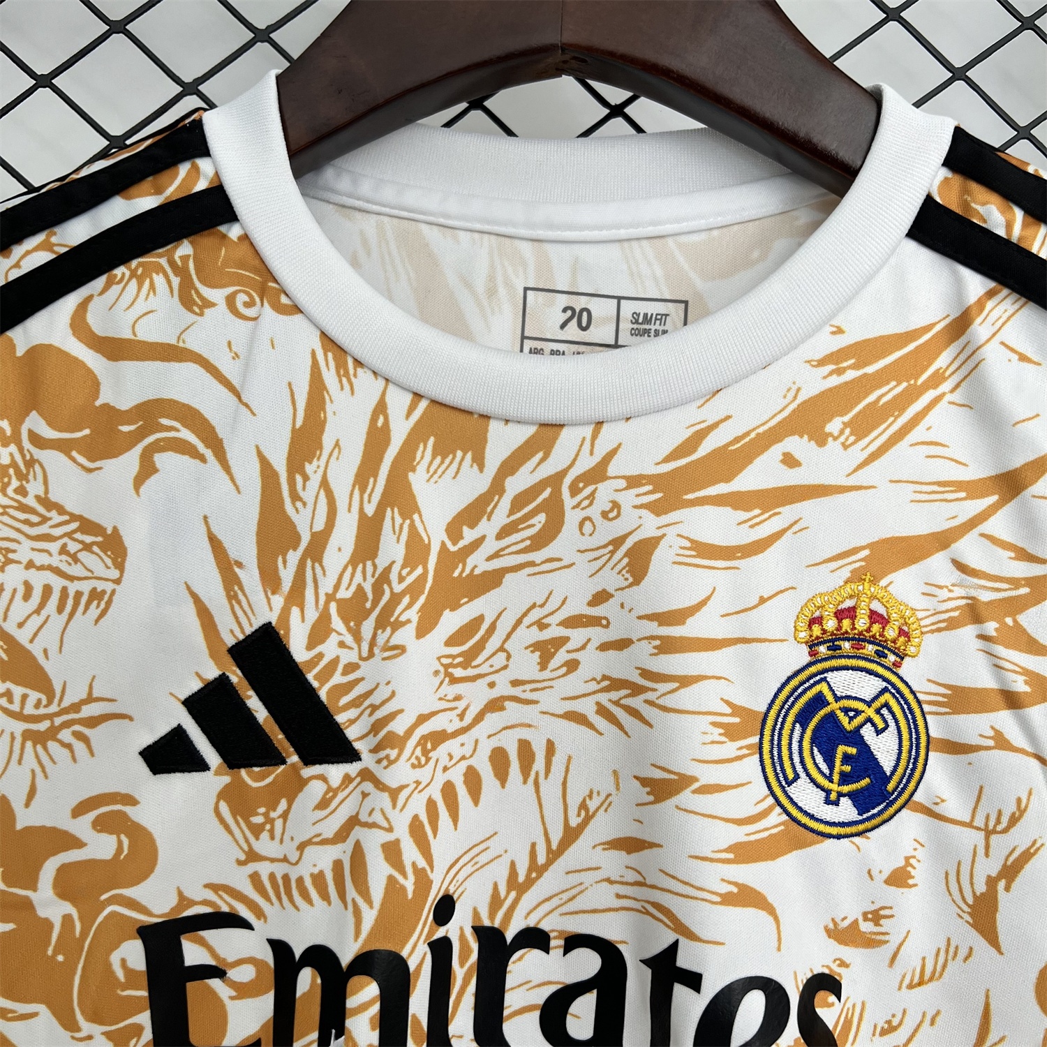 Real Madrid 25-26 Orange And Black Dragon Special Kids Kit - Unitedfutballjersey