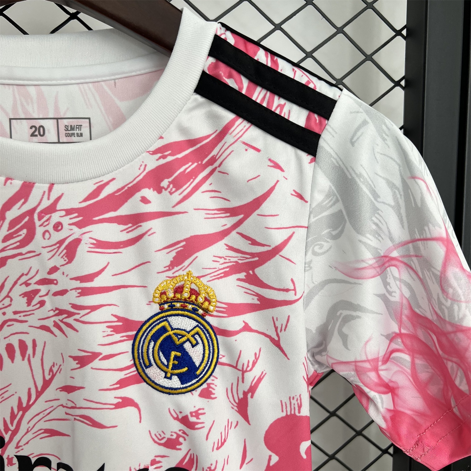 Real Madrid 25-26 Dragon Pink And Black Special Kids Kit - Unitedfutballjersey