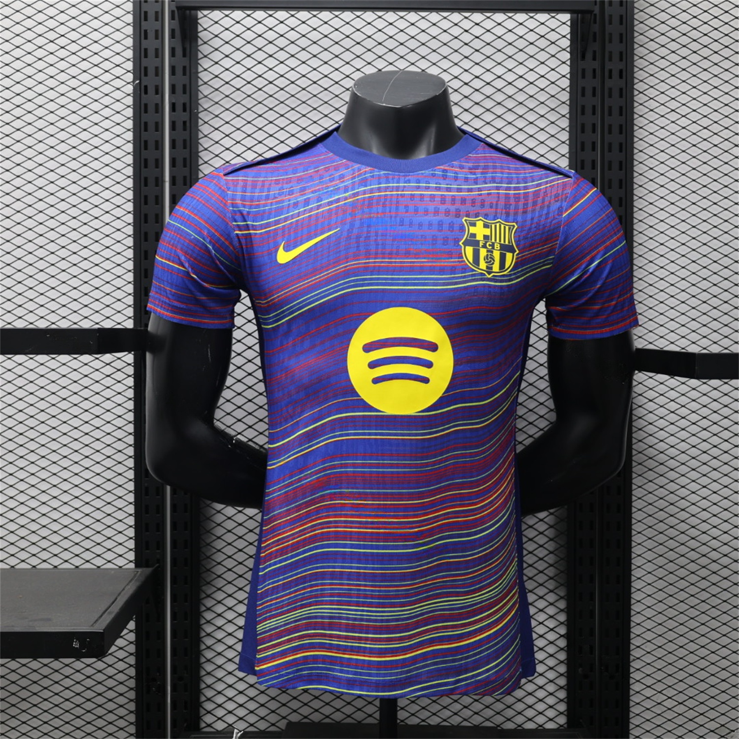 Barcelona 25-26 Purple Camouflage Pre-Match Jersey - Player Version - Unitedfutballjersey