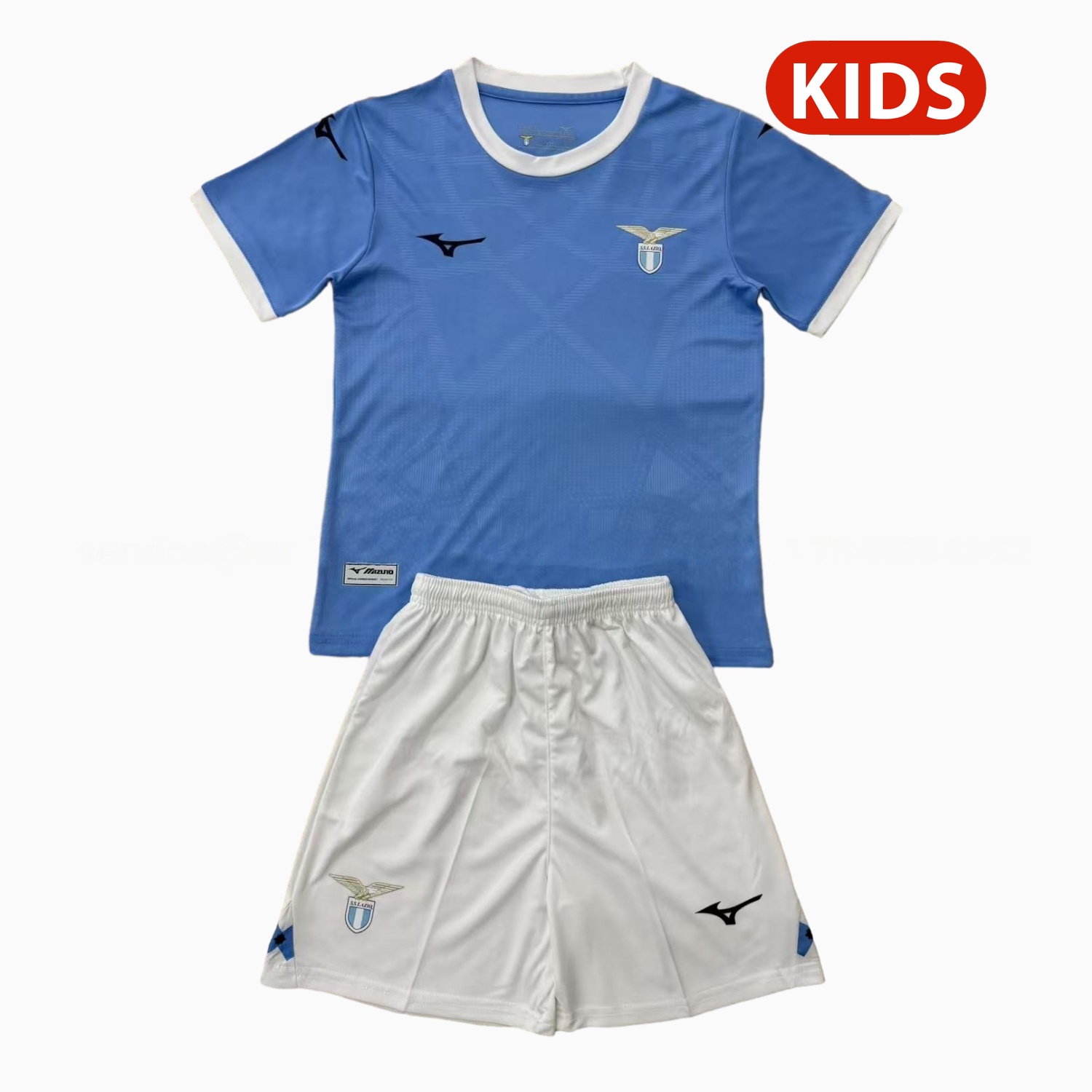 Lazio 25-26 Home Kids Kit - Unitedfutballjersey