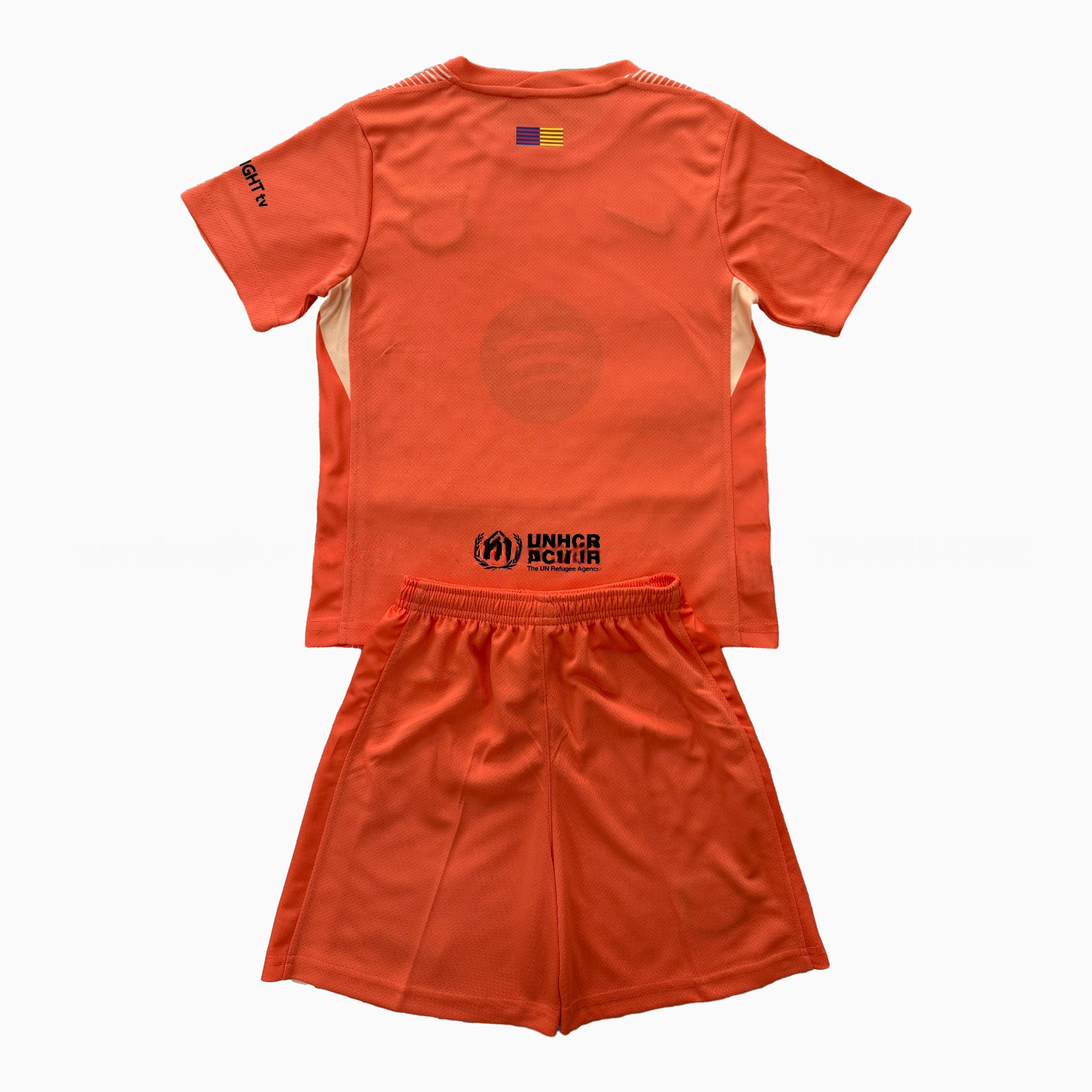 Barcelona 25-26 Orange Goalkeeper Kids Kit - Unitedfutballjersey