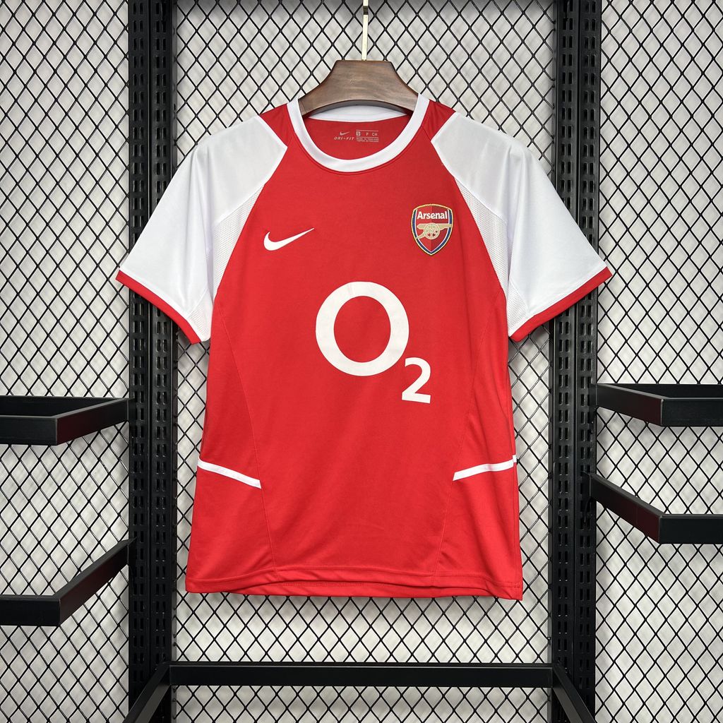Retro Arsenal 02-04 Home Stadium Jersey - Unitedfutballjersey