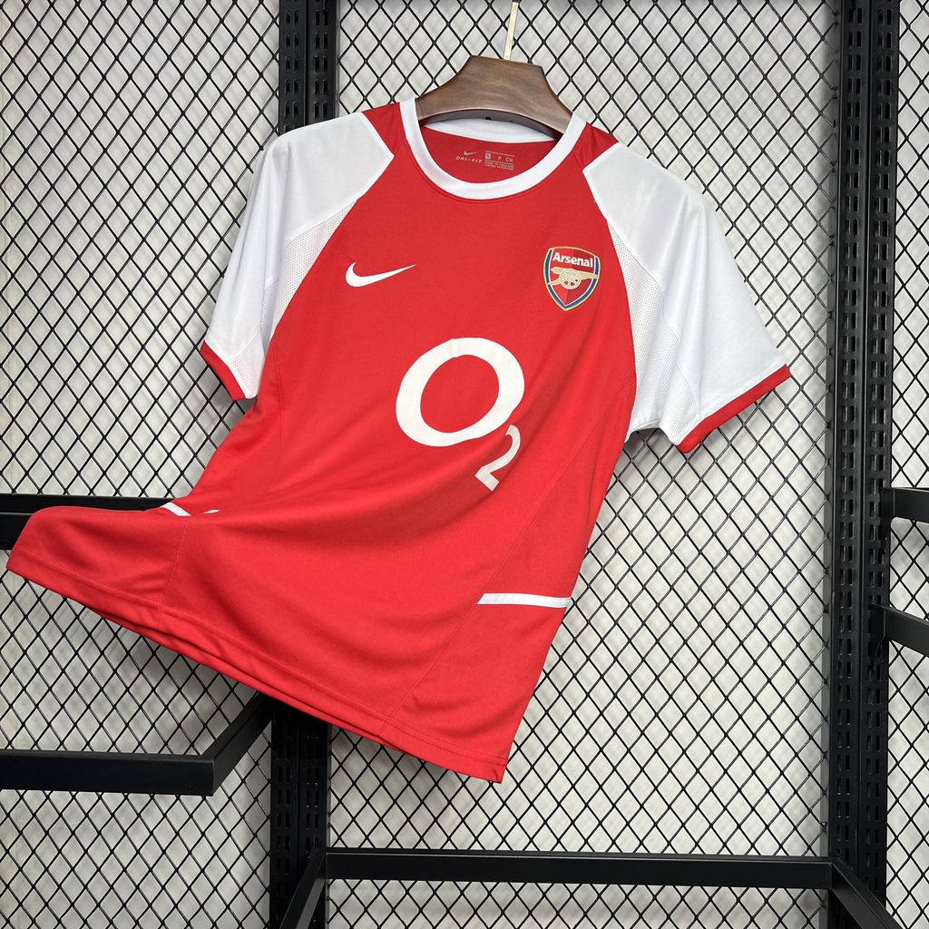 Retro Arsenal 02-04 Home Stadium Jersey - Unitedfutballjersey