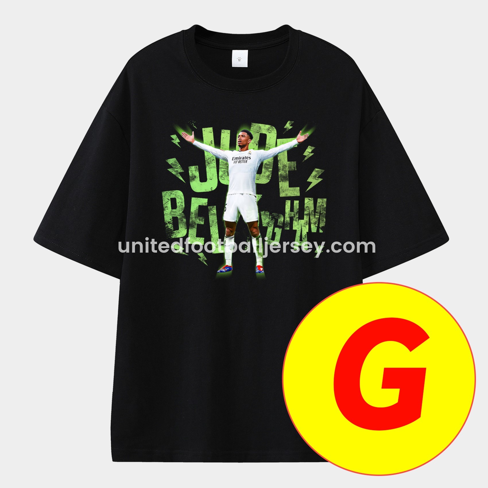 Bellingham Real Madrid England 24-25 25-26 Unisex Pure Cotton T-shirt - Unitedfutballjersey