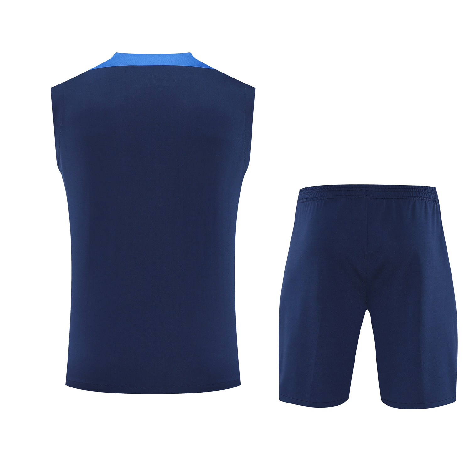 Paris Saint-Germain PSG 25-26 Vest Training Set - Royal Blue Vest & Royal Blue Shorts - Unitedfutballjersey