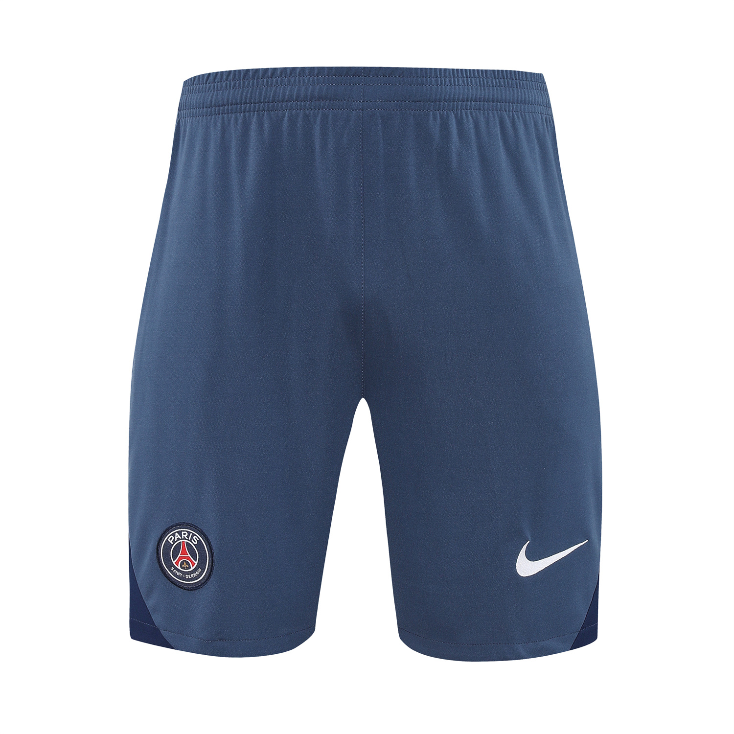 Paris Saint-Germain PSG 25-26 Short-Sleeve Training Set - White Top & Deep Blue Shorts - Unitedfutballjersey