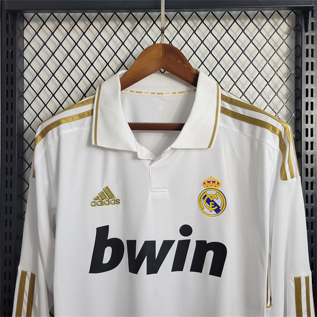 Retro Real Madrid 11-12 Home Long Sleeve Jersey - Unitedfutballjersey