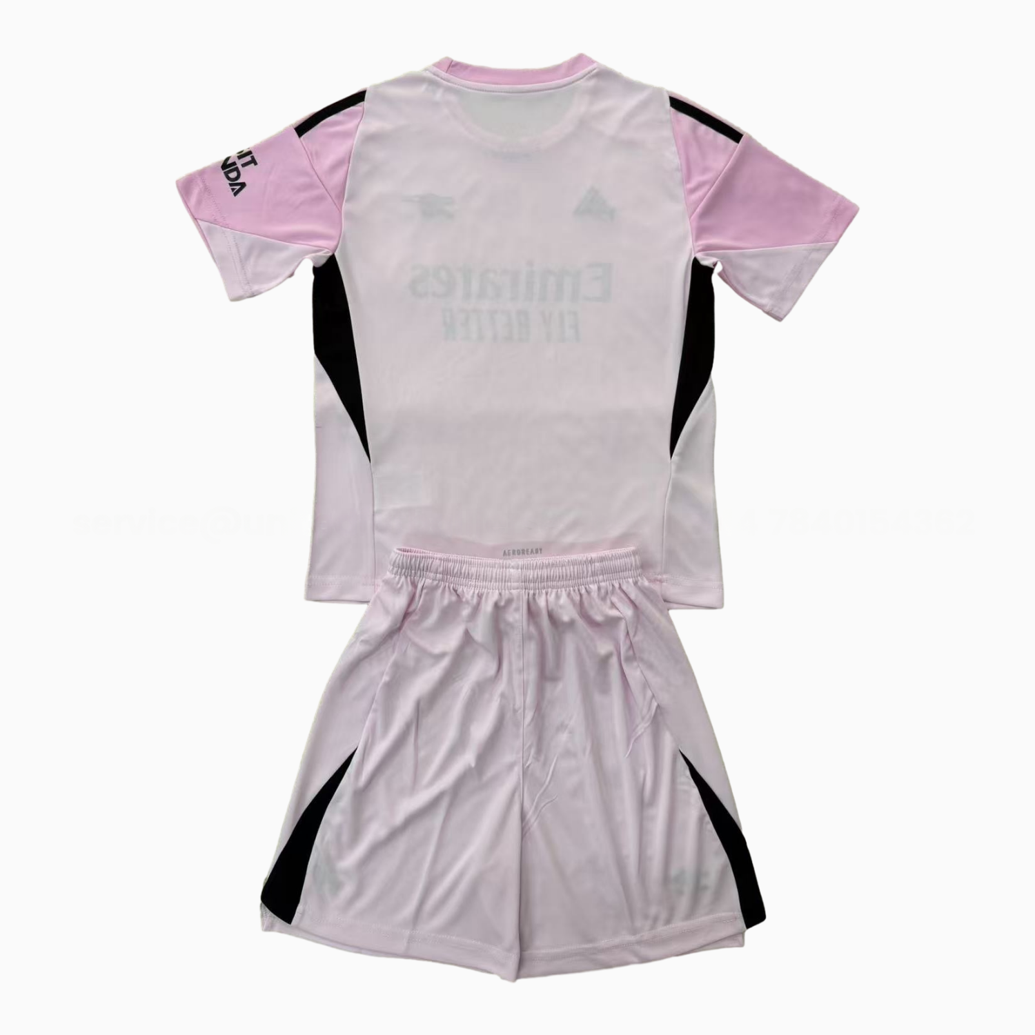 Arsenal 25-26 Light Pink Goalkeeper Kids Kit - Unitedfutballjersey