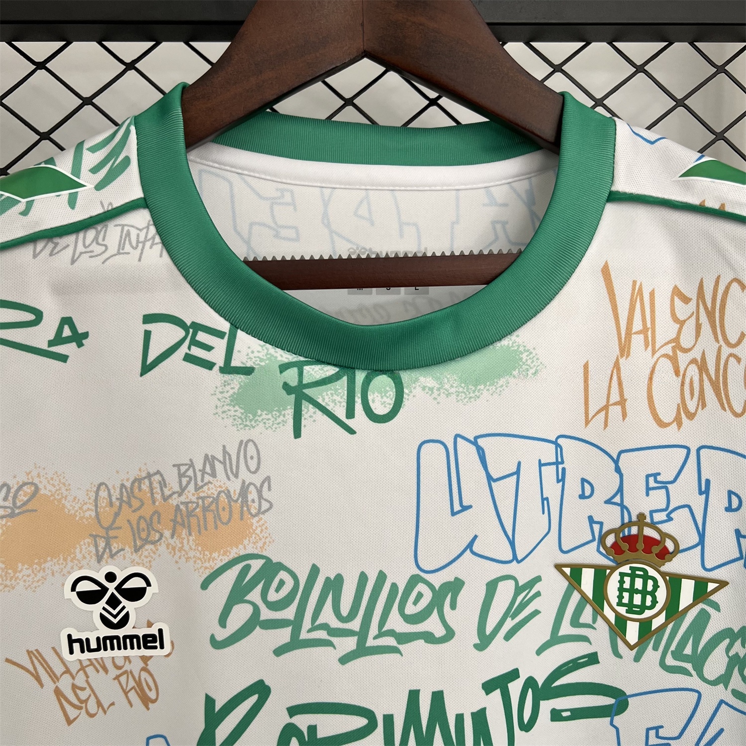 Real Betis 25-26 Graffiti Style Special Jersey - Fans Version - Unitedfutballjersey
