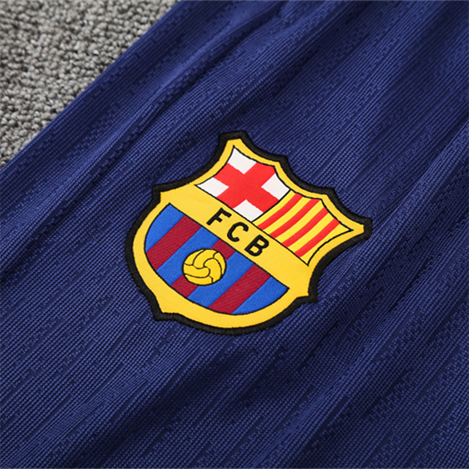 Barcelona 25-26 Long Sleeve Training Set - Royal Blue Top Yellow Sponsor & Royal Blue Pants - Unitedfutballjersey