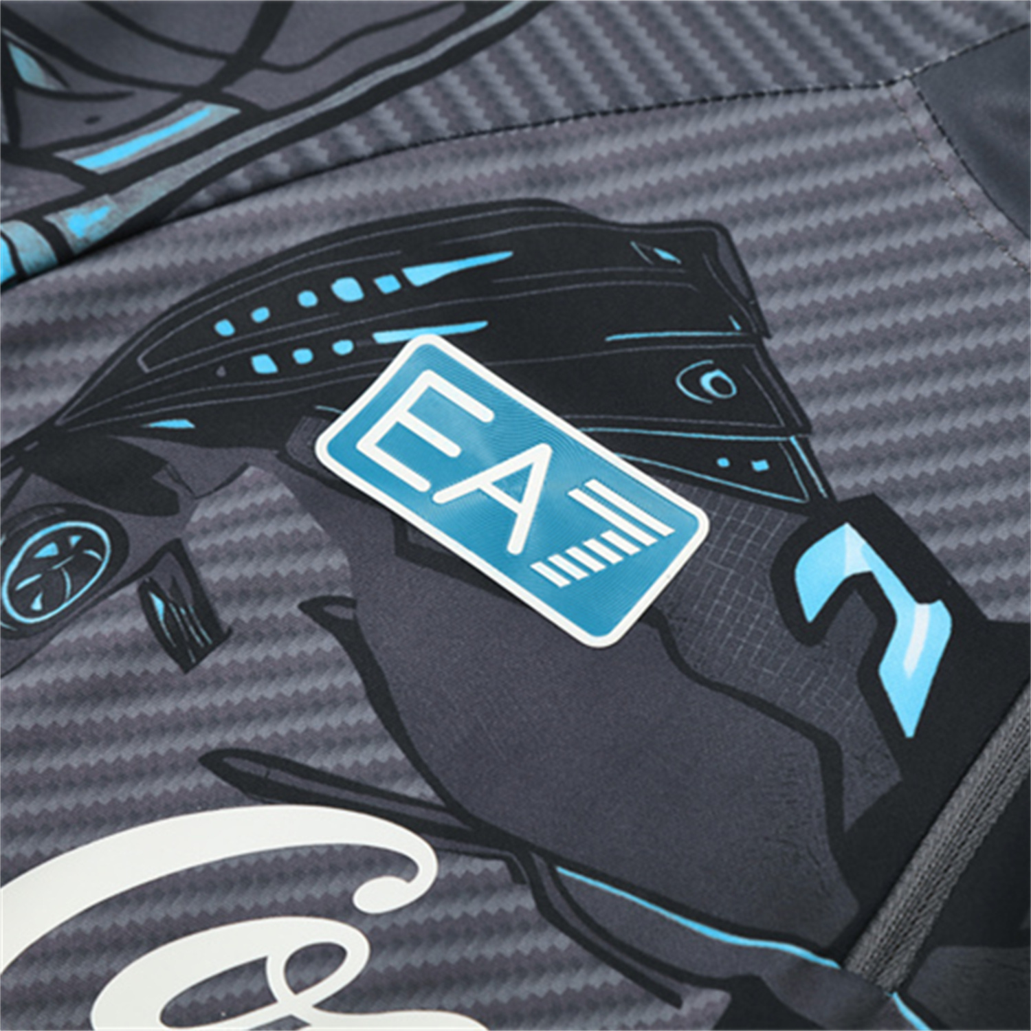 Napoli 25-26 Long Sleeve Training Set - Gray Mecha Top & Black Pants - Unitedfutballjersey