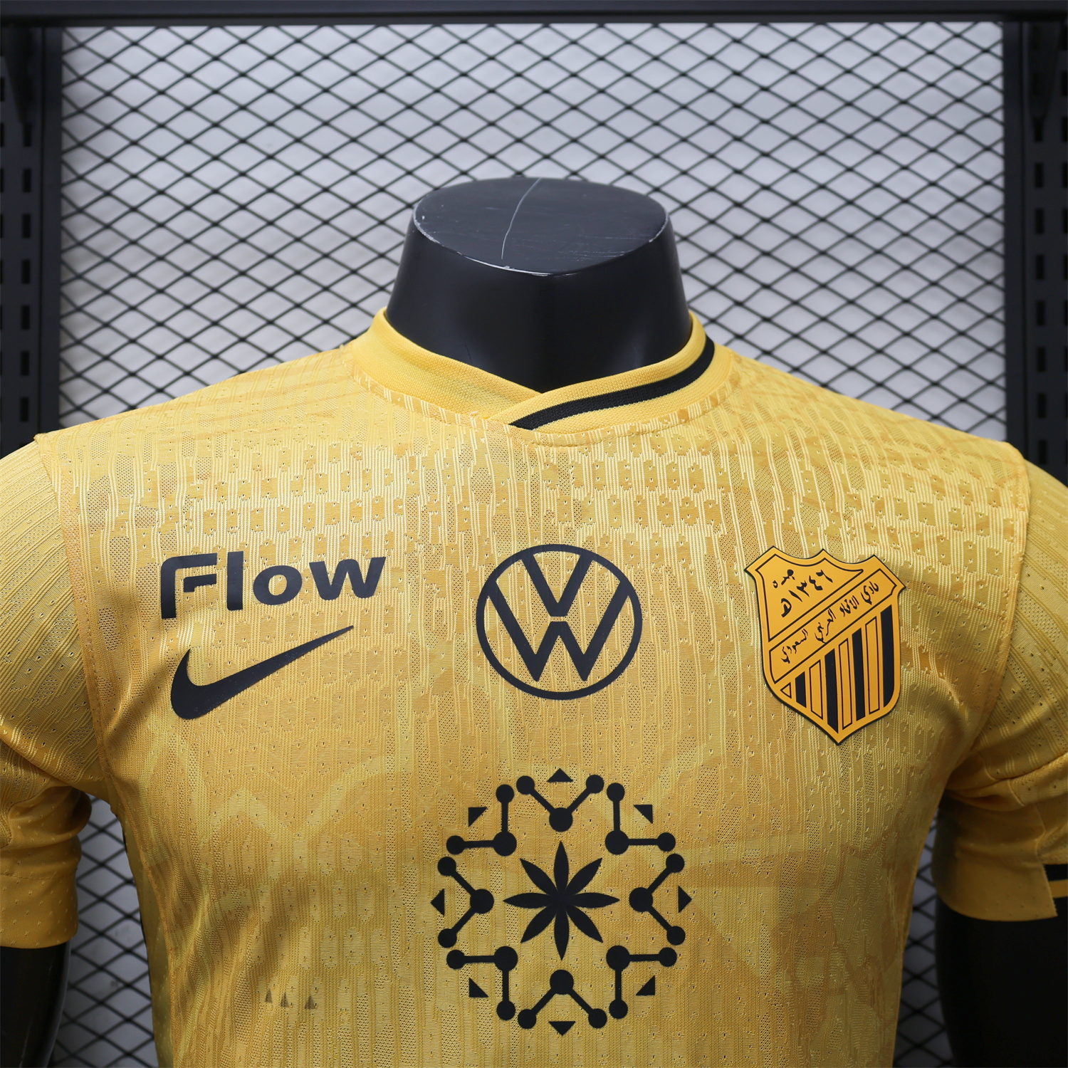 Al Ittihad Jeddah United 25-26 Third Yellow Jersey - Player Version - Unitedfutballjersey