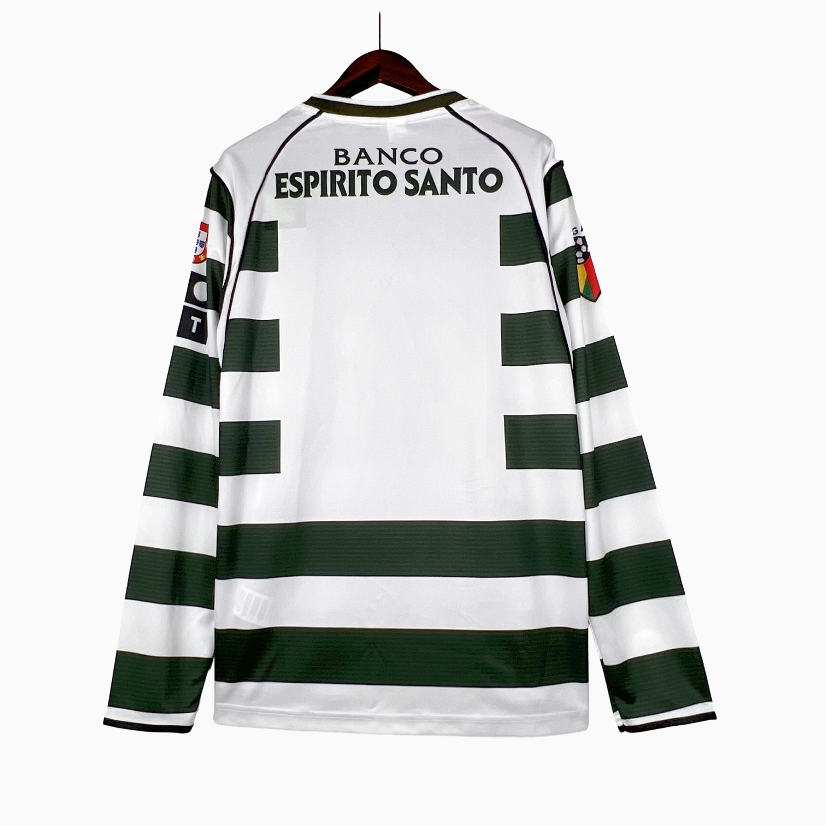 Retro Sporting CP 03-04 Home Stadium Long Sleeve Jersey - Unitedfutballjersey