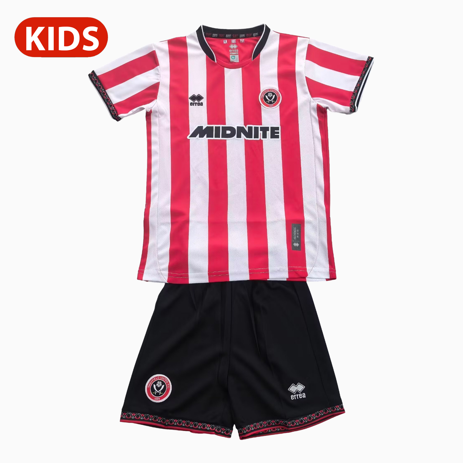 Sheffield United 25-26 Home Kids Kit - Unitedfutballjersey
