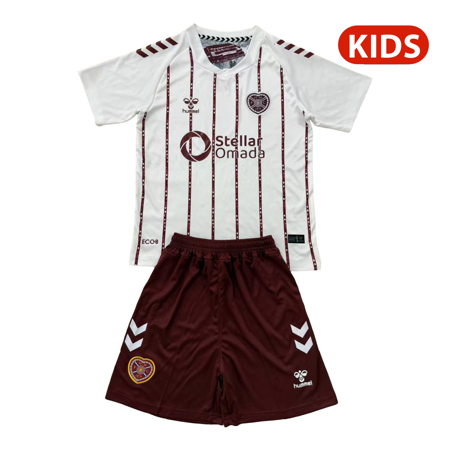Hearts Heart of Midlothian 25-26 Away Kids Kit - Unitedfutballjersey