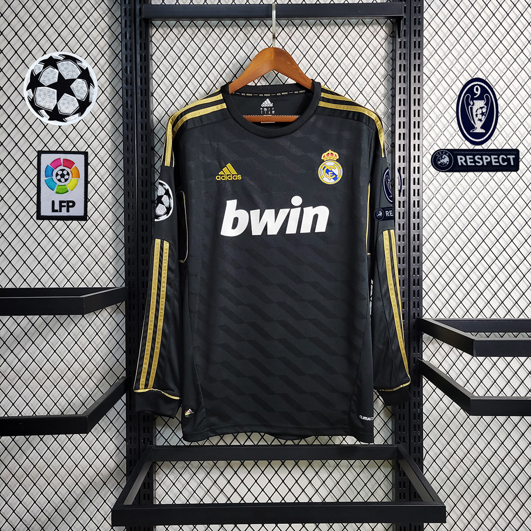 Retro Real Madrid 11-12 Away Long Sleeve Jersey - Unitedfutballjersey