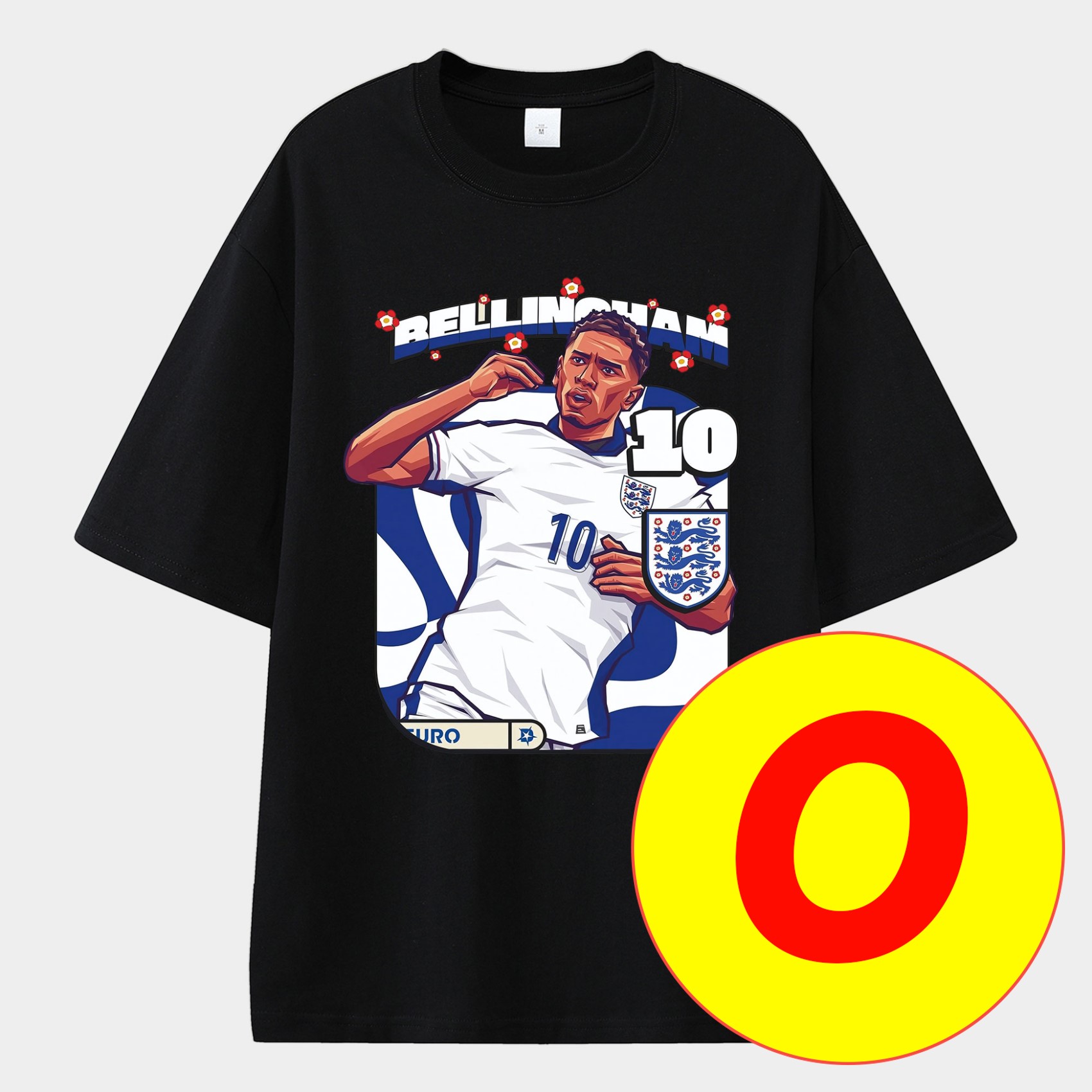 Bellingham Real Madrid England 24-25 25-26 Unisex Pure Cotton T-shirt - Unitedfutballjersey