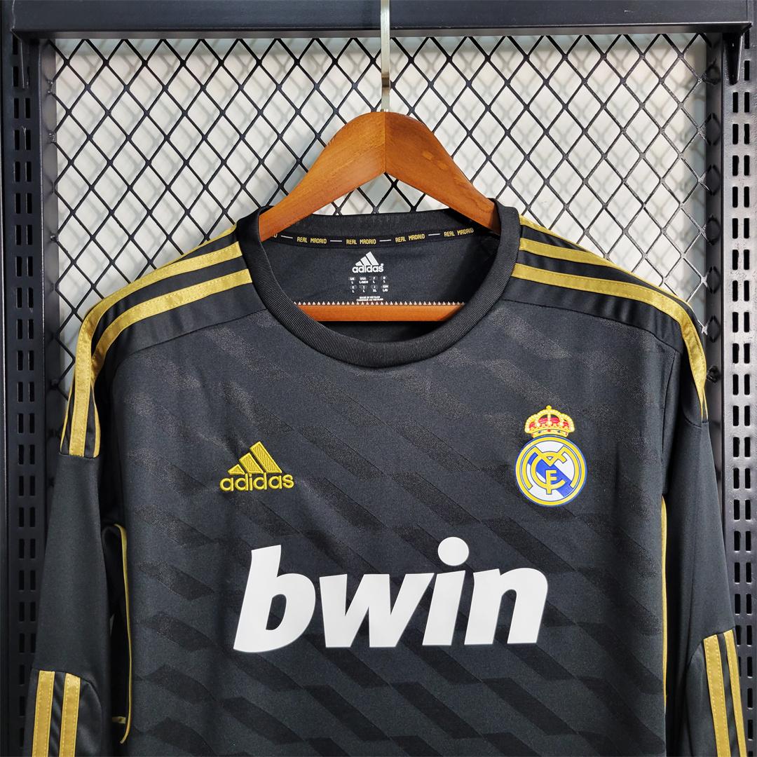 Retro Real Madrid 11-12 Away Long Sleeve Jersey - Unitedfutballjersey