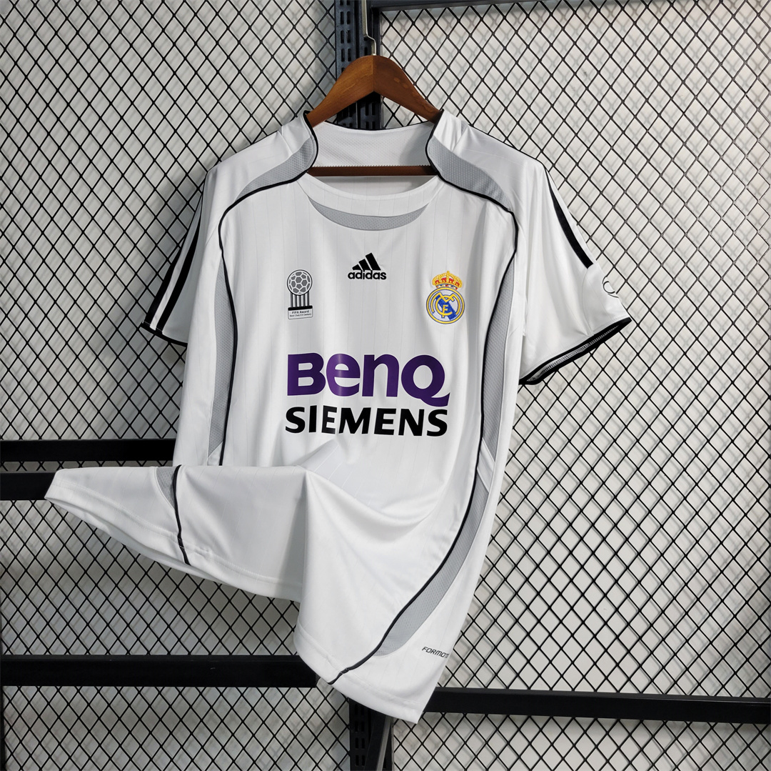 Retro Real Madrid 06-07 Home Stadium Jersey - Unitedfutballjersey