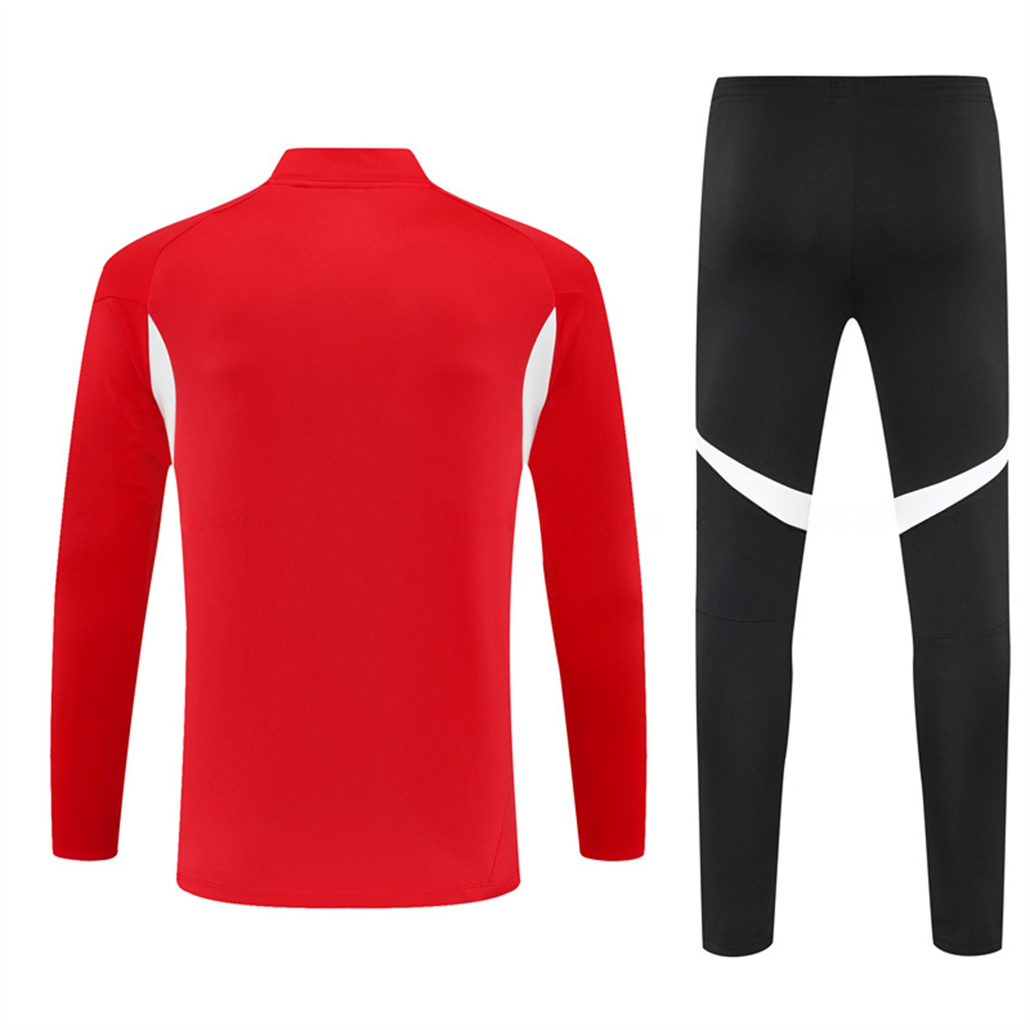 Liver.pool 25-26 Long Sleeve Training Set - Red Top & Black Pants - Unitedfutballjersey