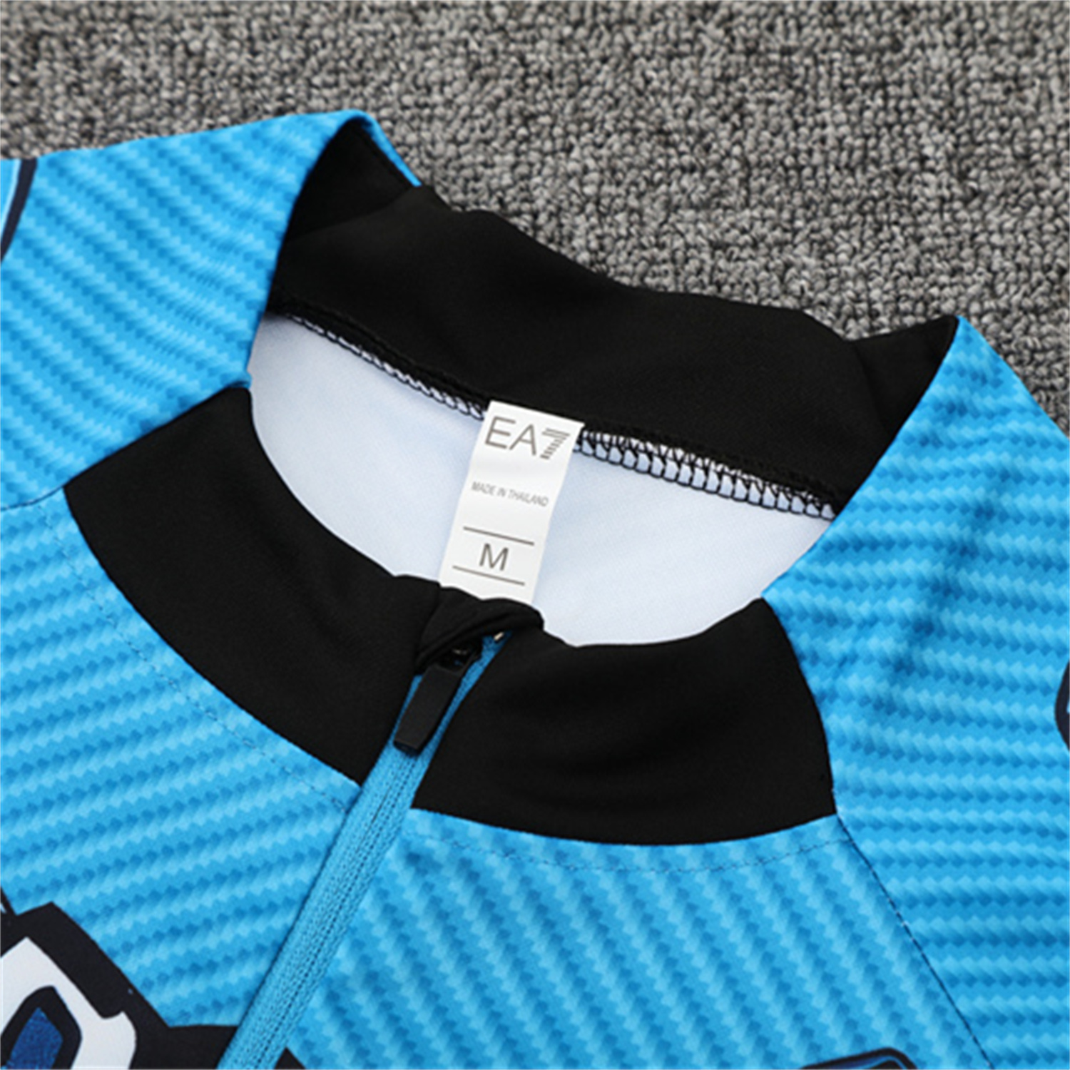 Napoli 25-26 Kids Long Sleeve Training Set - Blue Mecha Top & Black Pants - Unitedfutballjersey