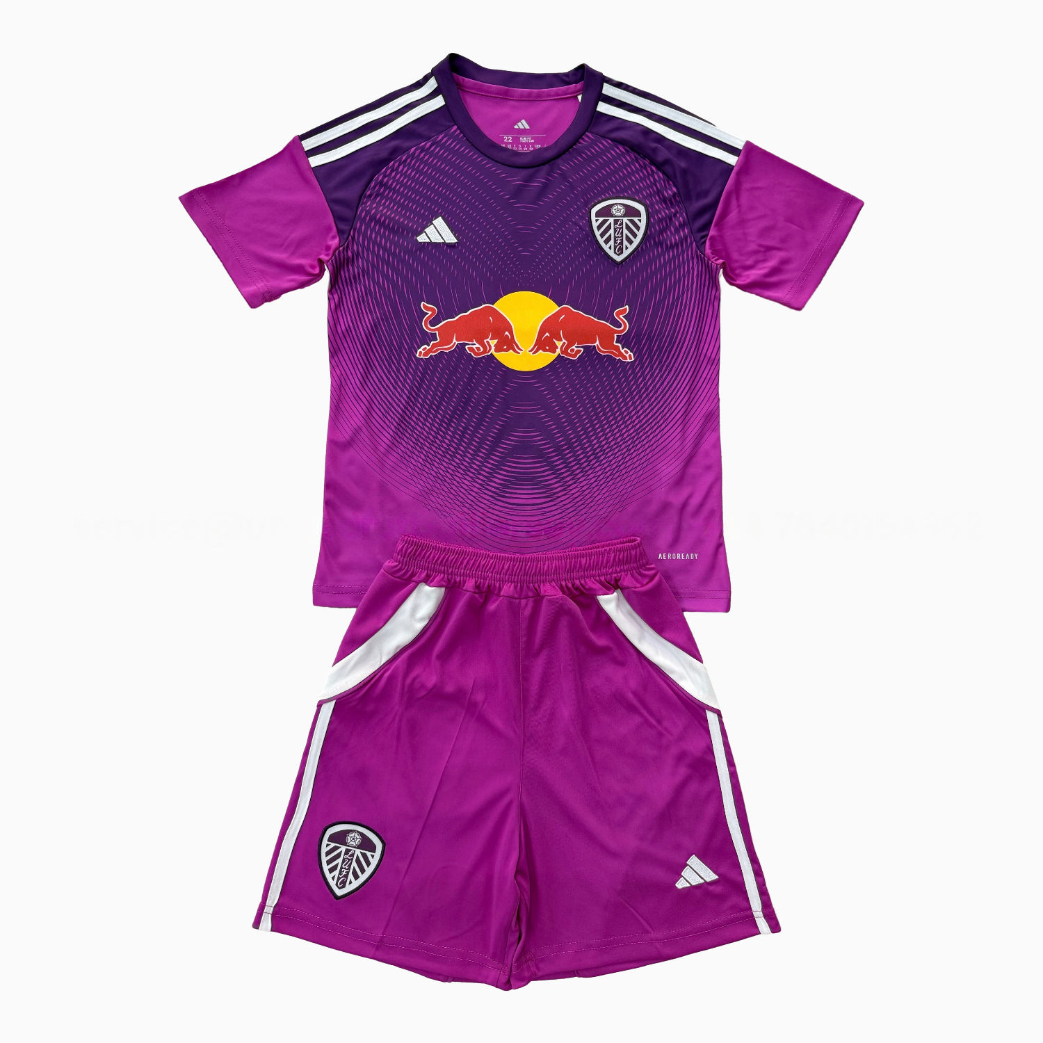 Leeds United 25-26 Purple Goalkeeper Kids Kit - Unitedfutballjersey