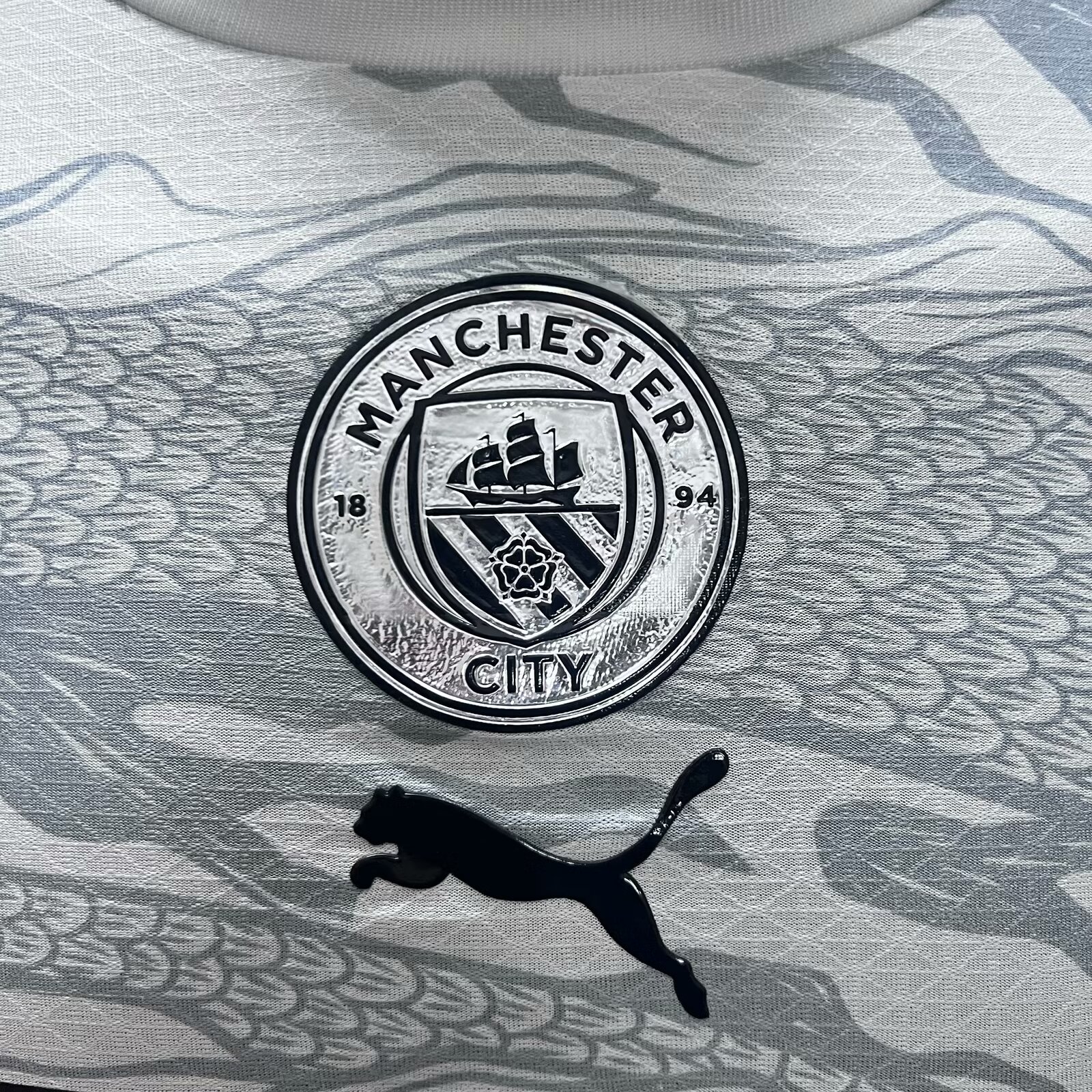 Manchester City 2024 Year of the Dragon Pre-match Jersey - Player Version - Unitedfutballjersey