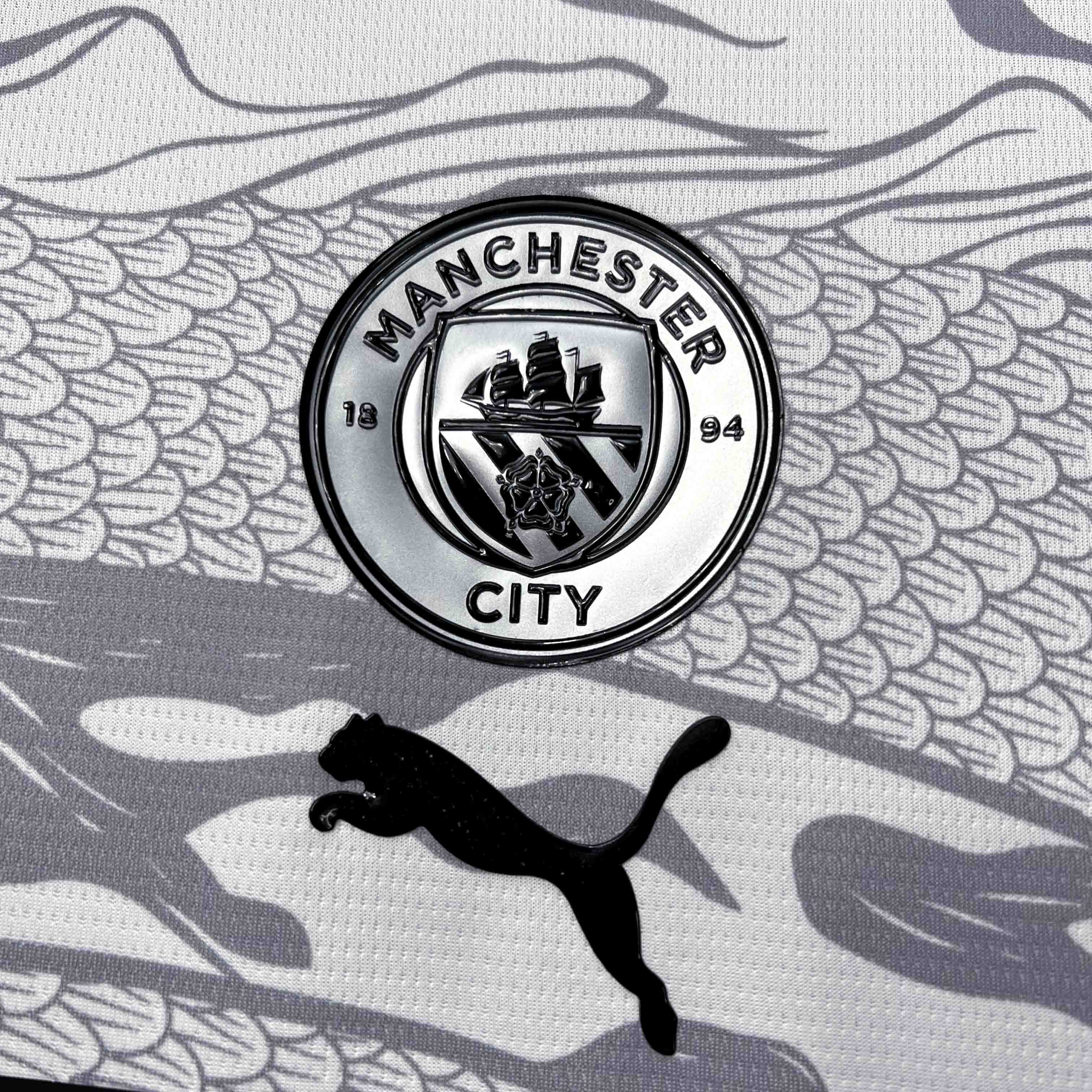 Manchester City 2024 Year of the Dragon Pre-match Jersey - Fans Version - Unitedfutballjersey