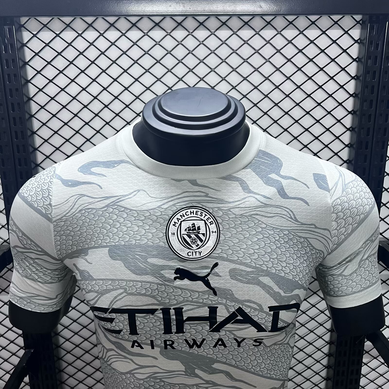 Manchester City 2024 Year of the Dragon Pre-match Jersey - Player Version - Unitedfutballjersey